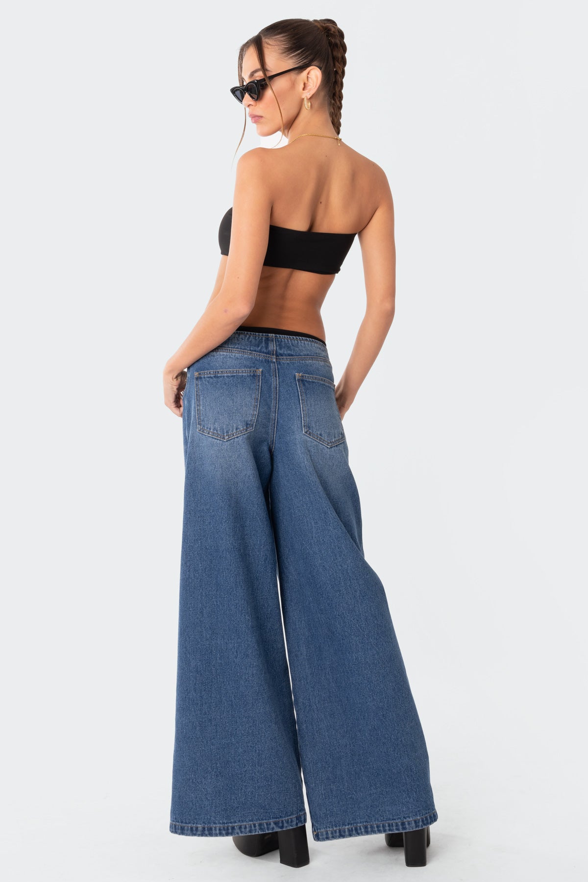Vivie Ribbed Cut Out Bodysuit - Image 5