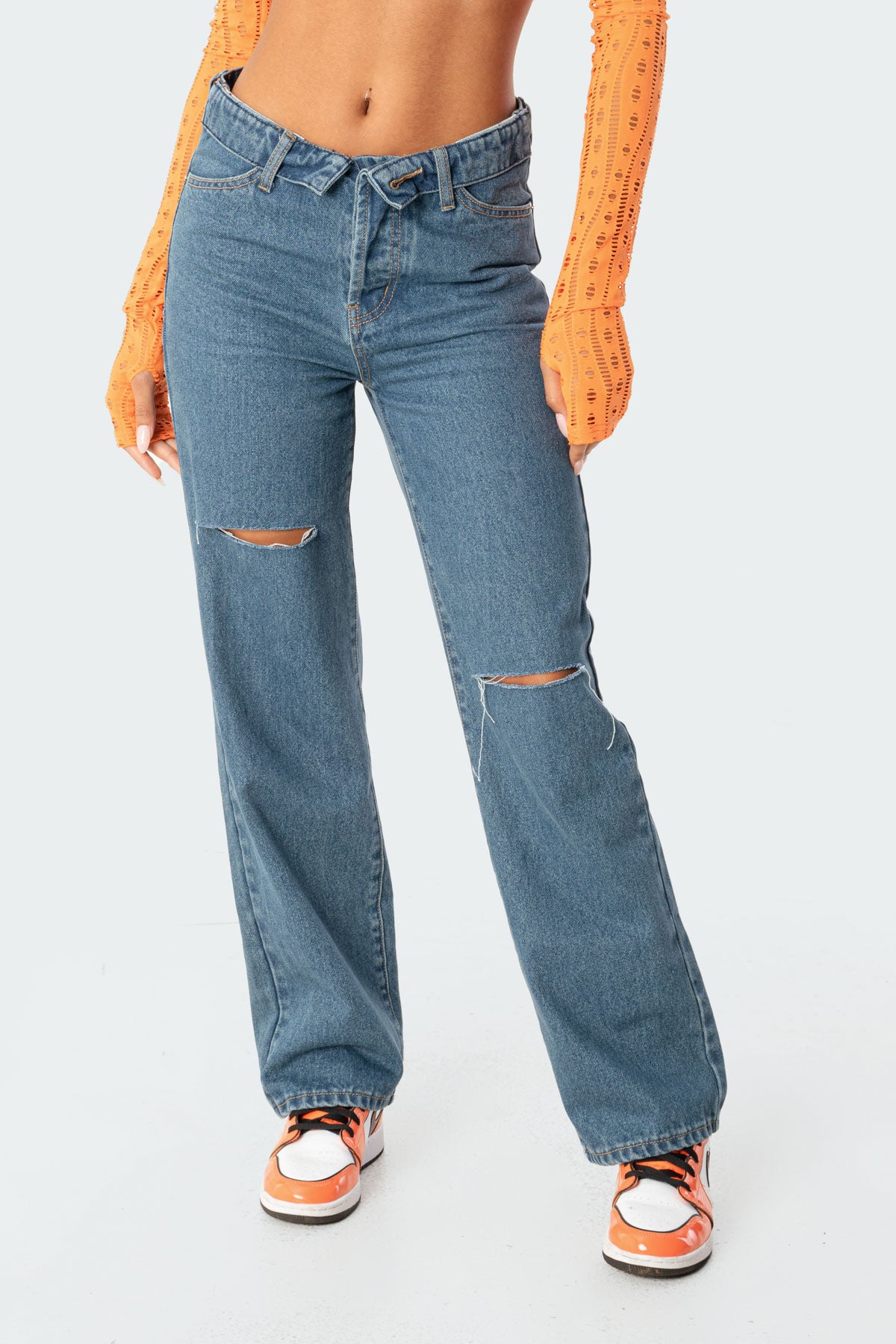 Raquel Folded Jeans - Image 2