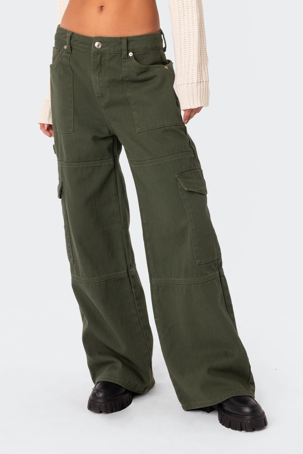 Ember Denim Cargo Pants - Image 3