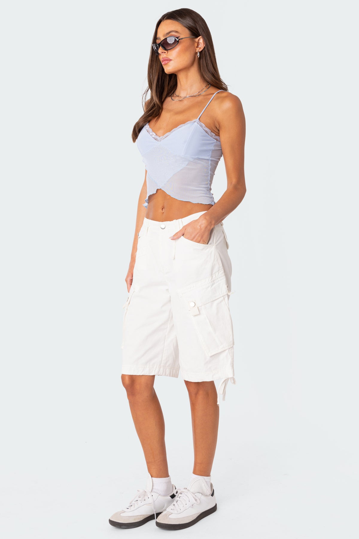 Crossover Mesh Tank Top - Image 5
