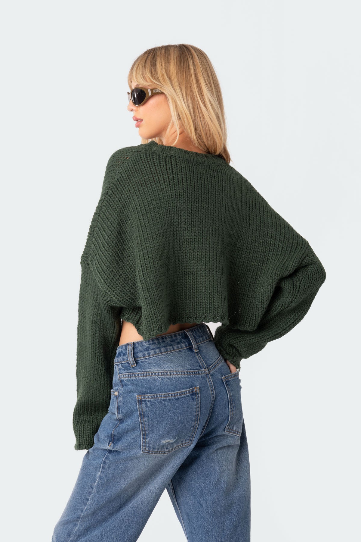 Mega Star Cropped Sweater - Image 4