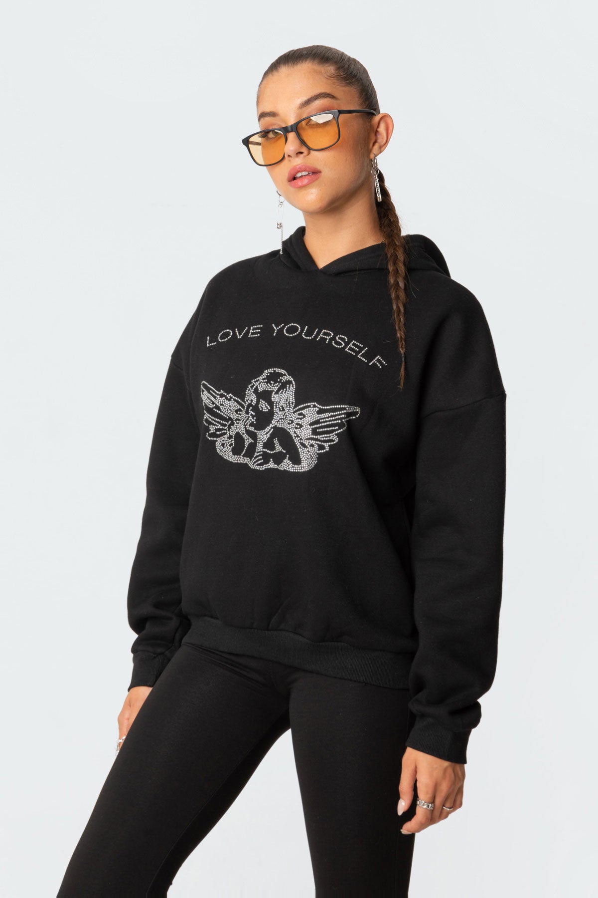 Angie Rhinstone Hoodie - Image 4