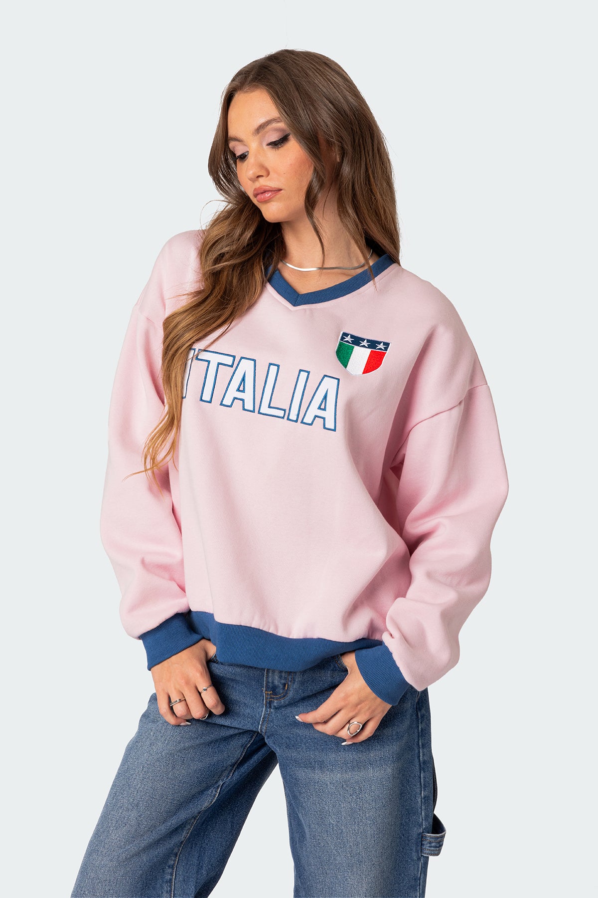 Italy Oversized Sweatshirt - Image 3