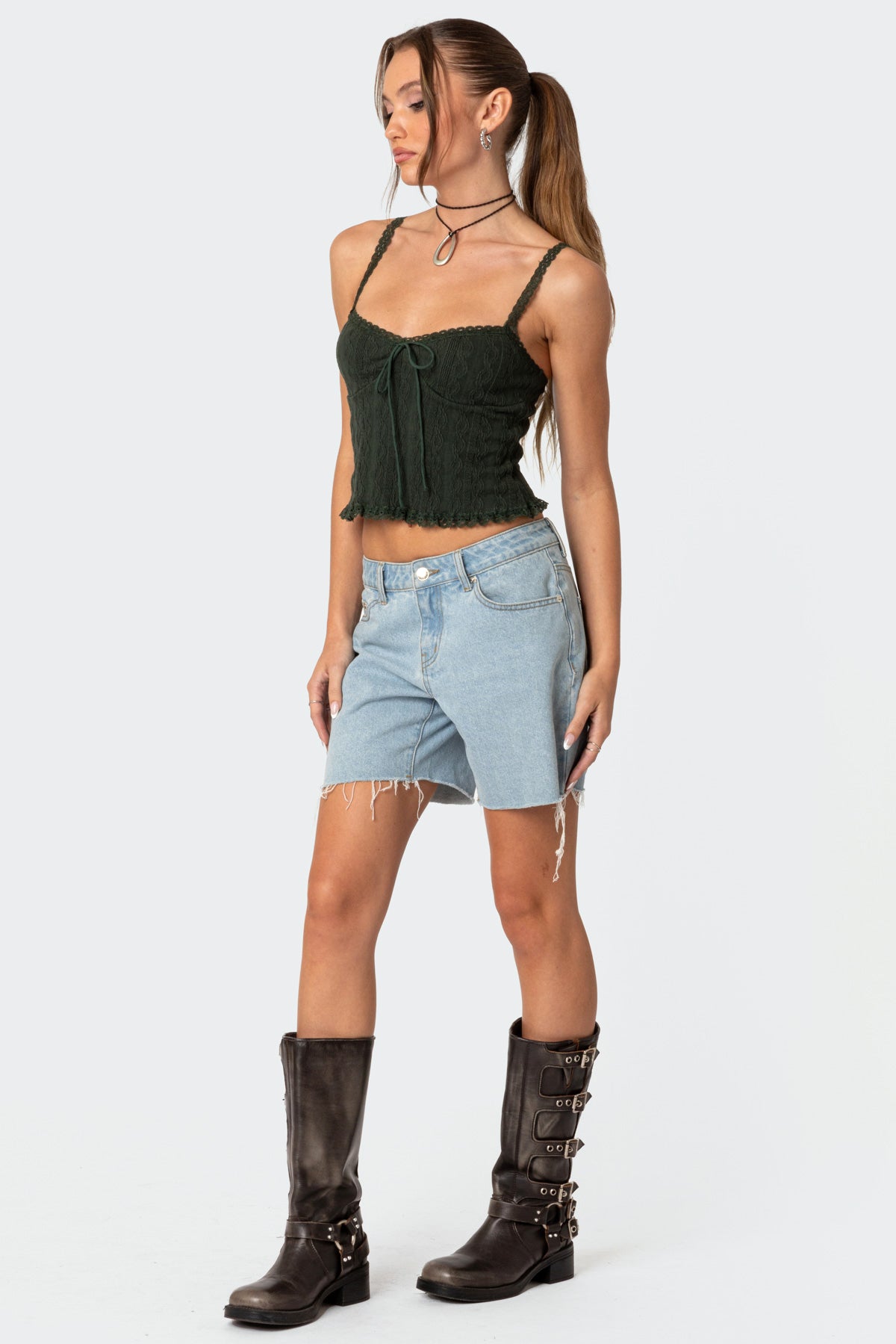 Lacey Knit Tank Top - Image 4