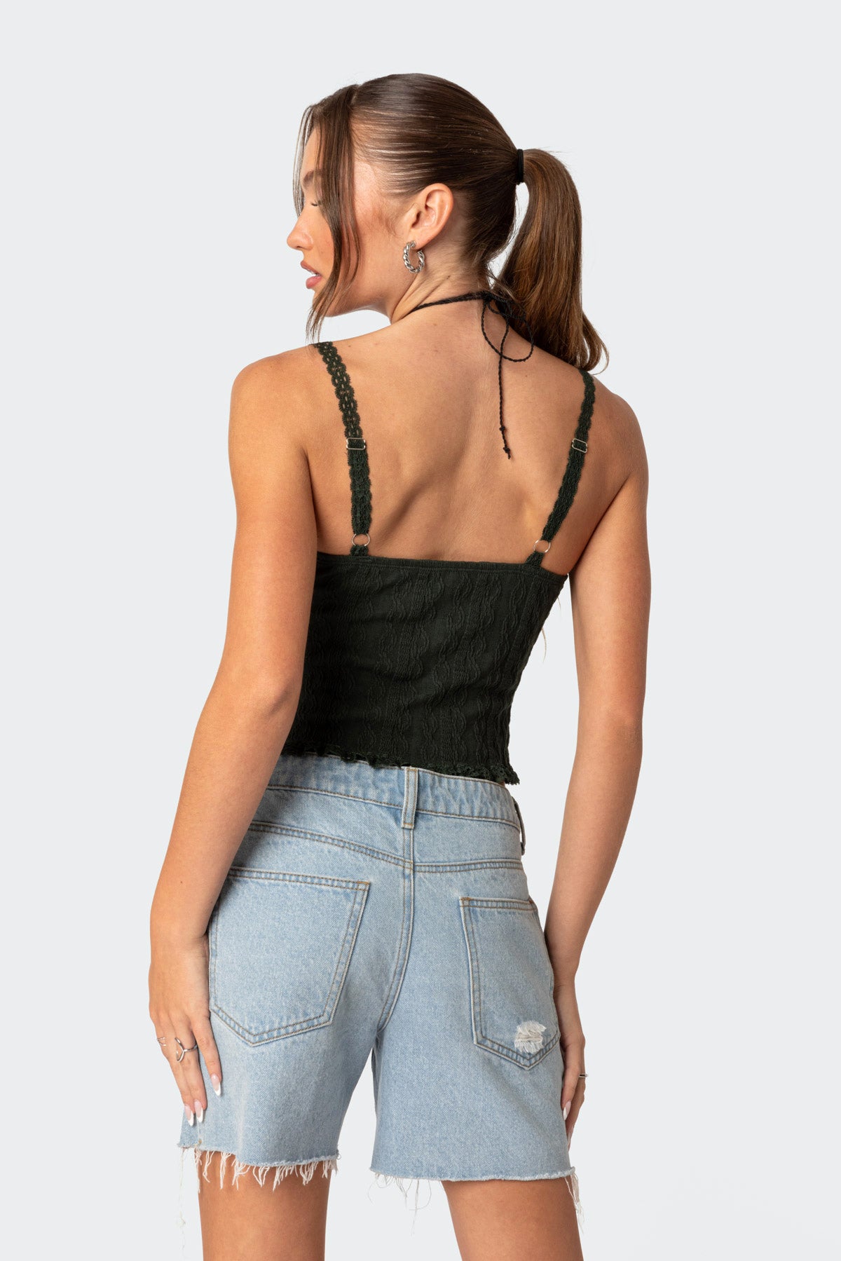 Lacey Knit Tank Top - Image 5