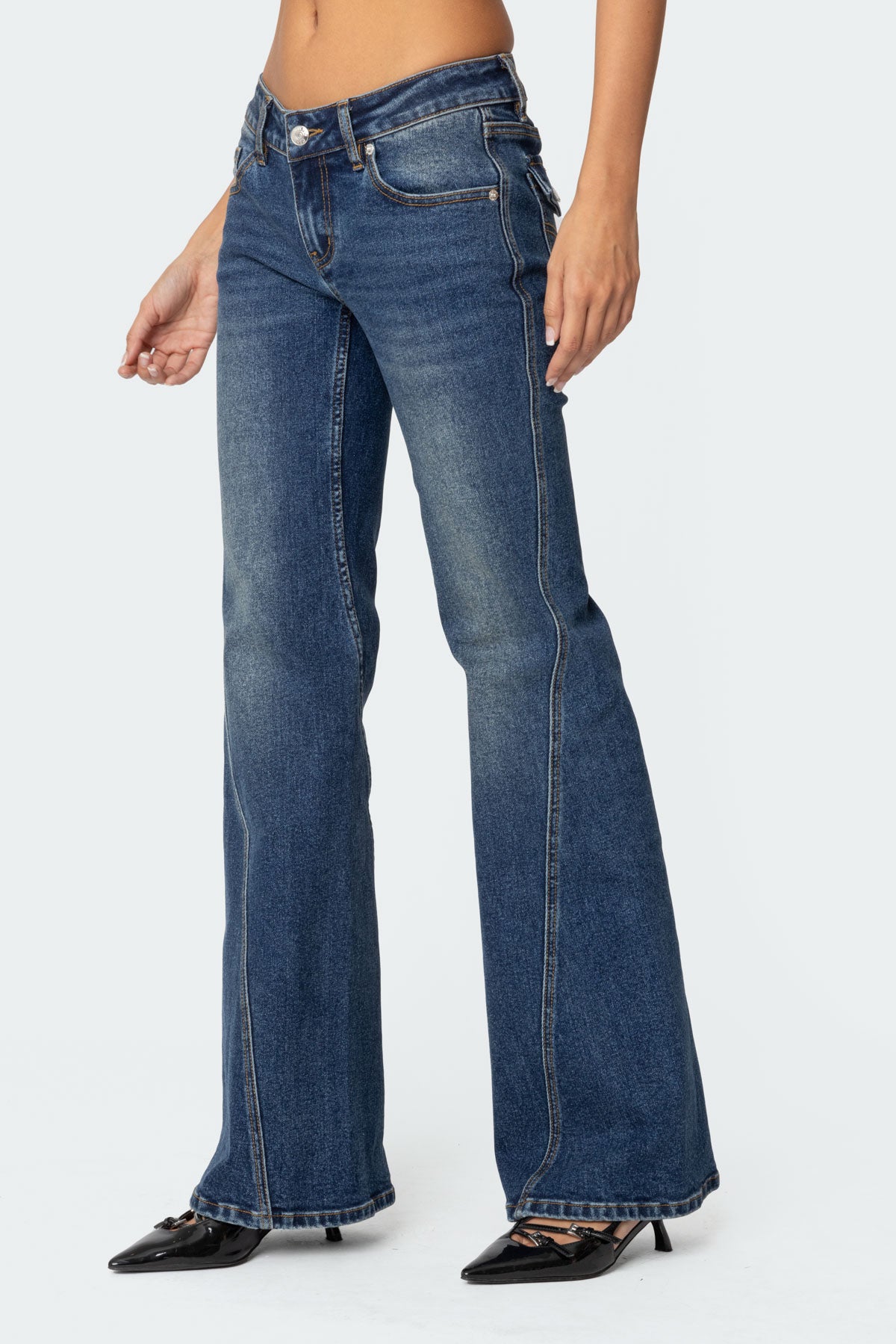Colton Low Rise Bootcut Jeans - Image 3