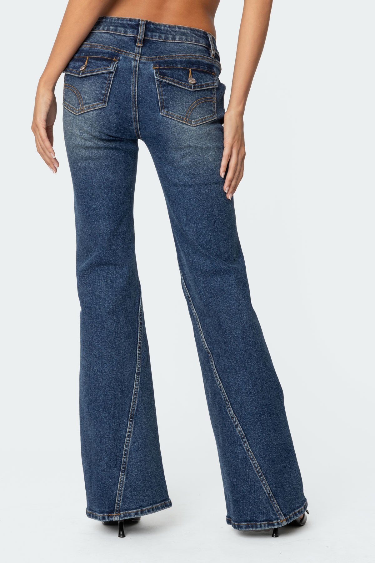 Colton Low Rise Bootcut Jeans - Image 4