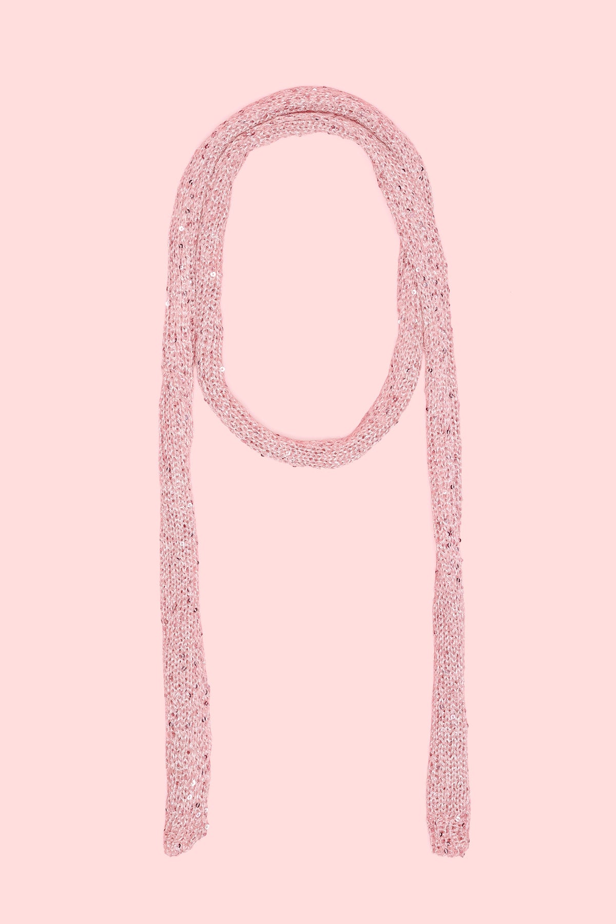 Barbie™ Sequin Knit Skinny Scarf - Image 2