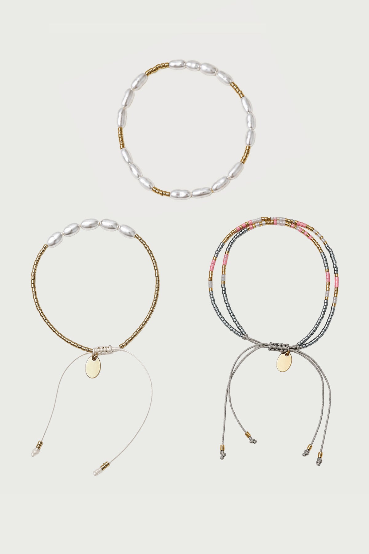 Beaded Pearly Bracelet Pack - Image 2