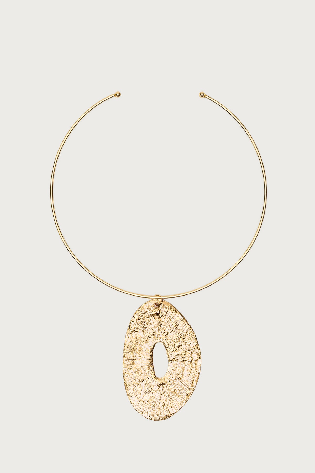 Abstract Pendant Cuff Necklace - Image 2