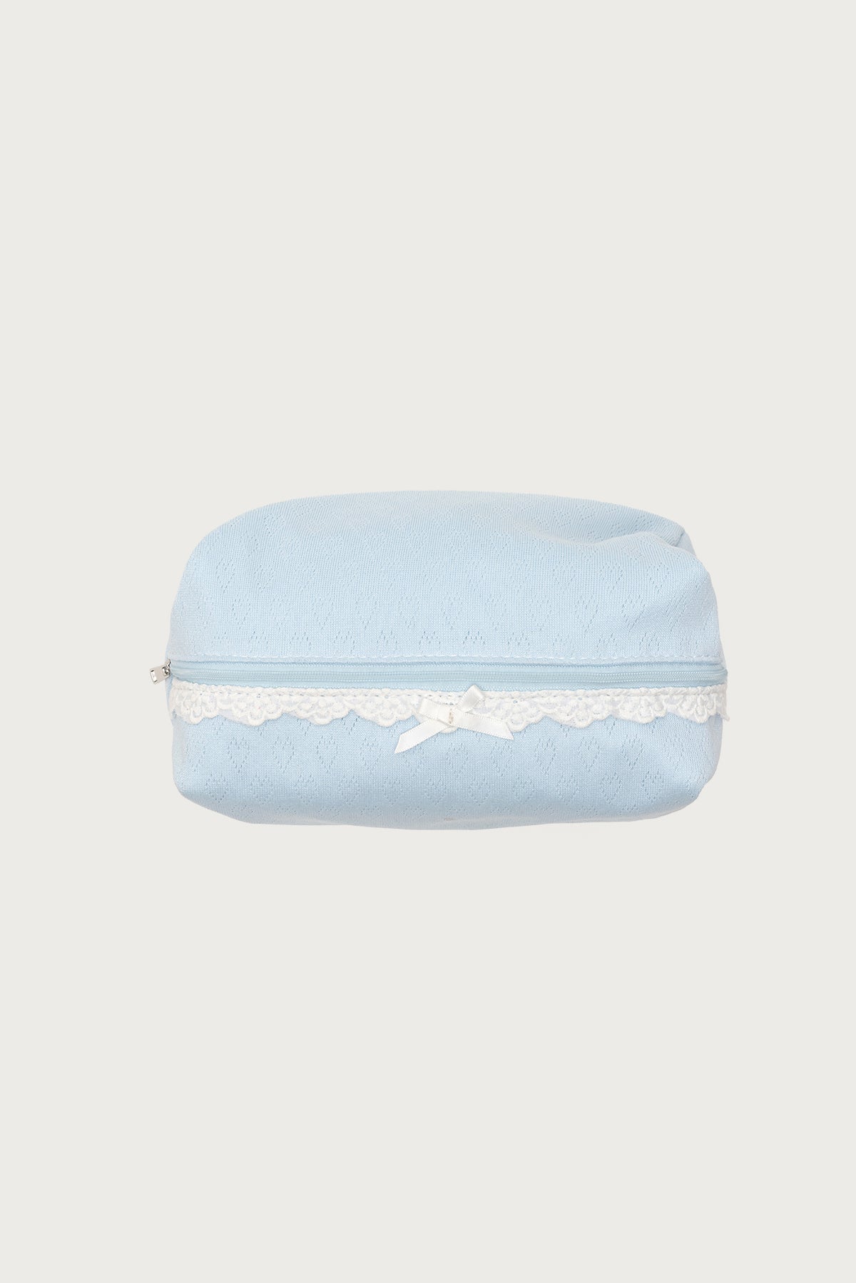 Pointelle Makeup Pouch Bag - Image 2