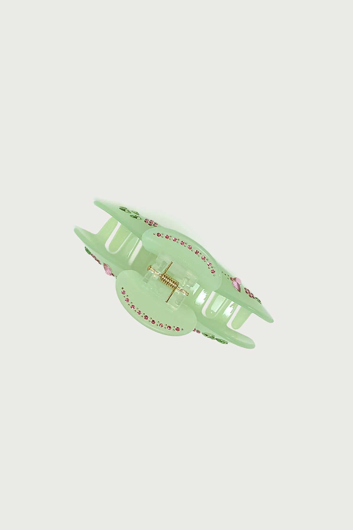 Floral Rhinstone Claw Clip - Image 3