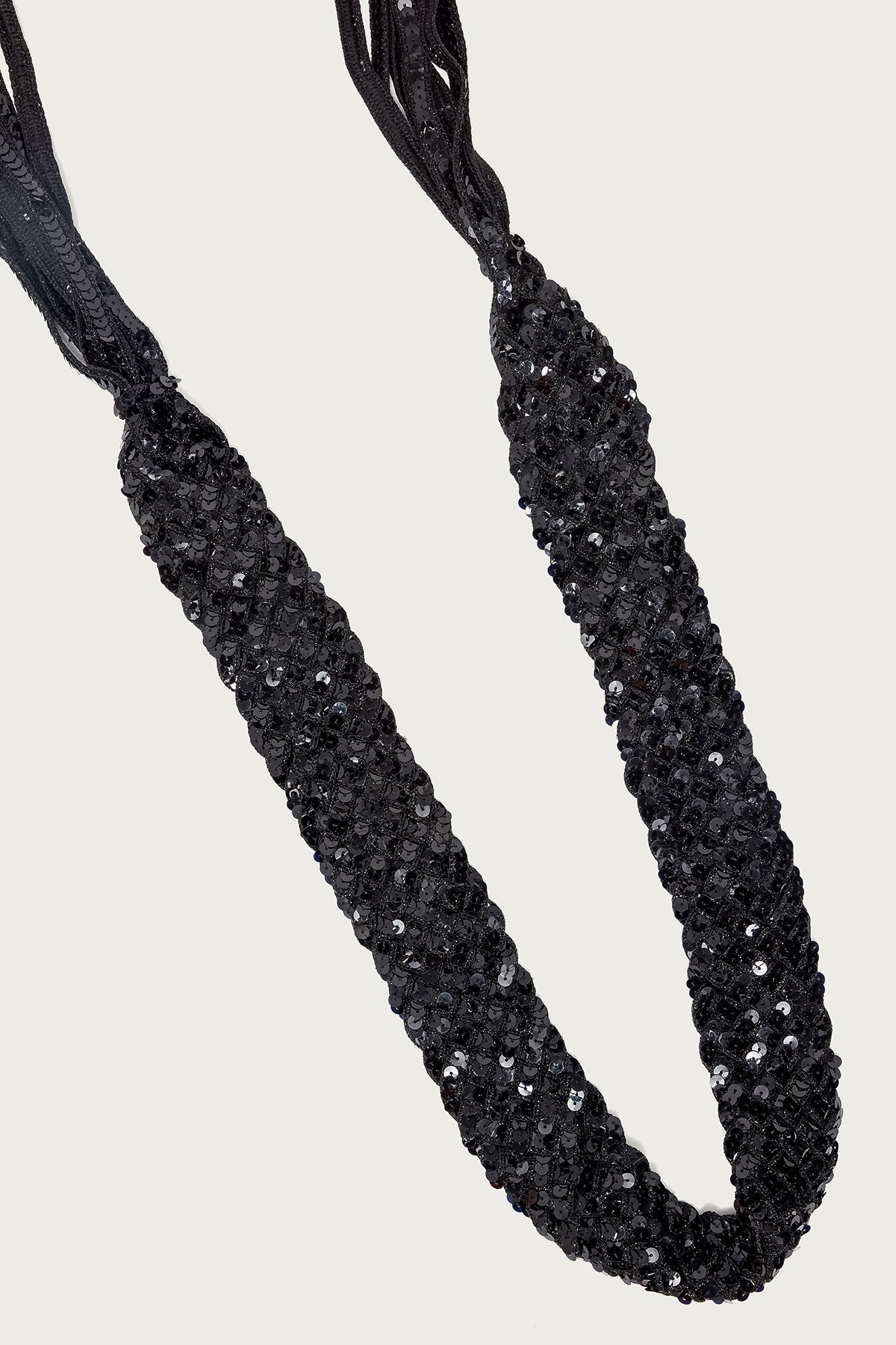 Sequin Fringe Tie Belt - Image 2