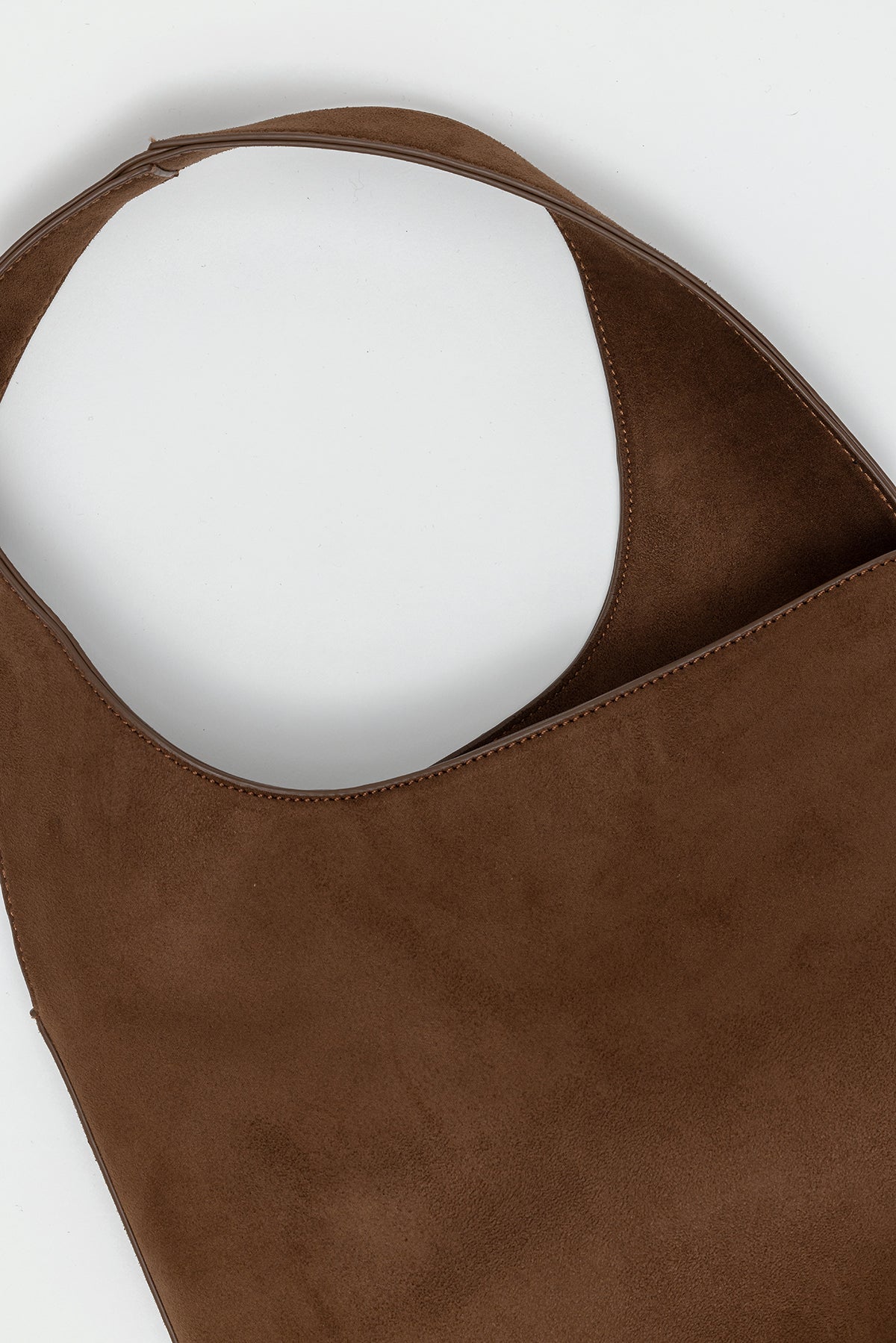 Faux Suede Shoulder Bag - Image 3