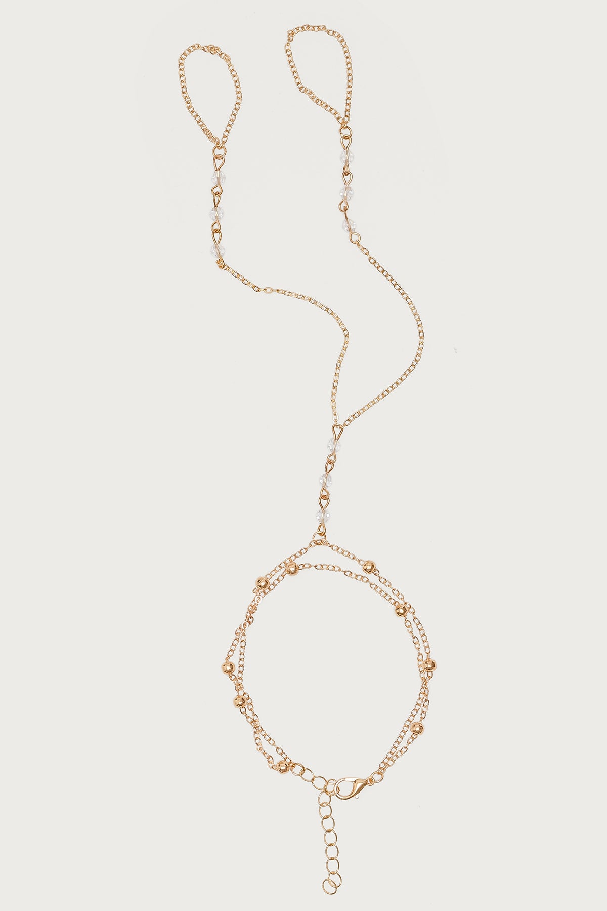 Sparkly Beaded Hand Chain - Image 2