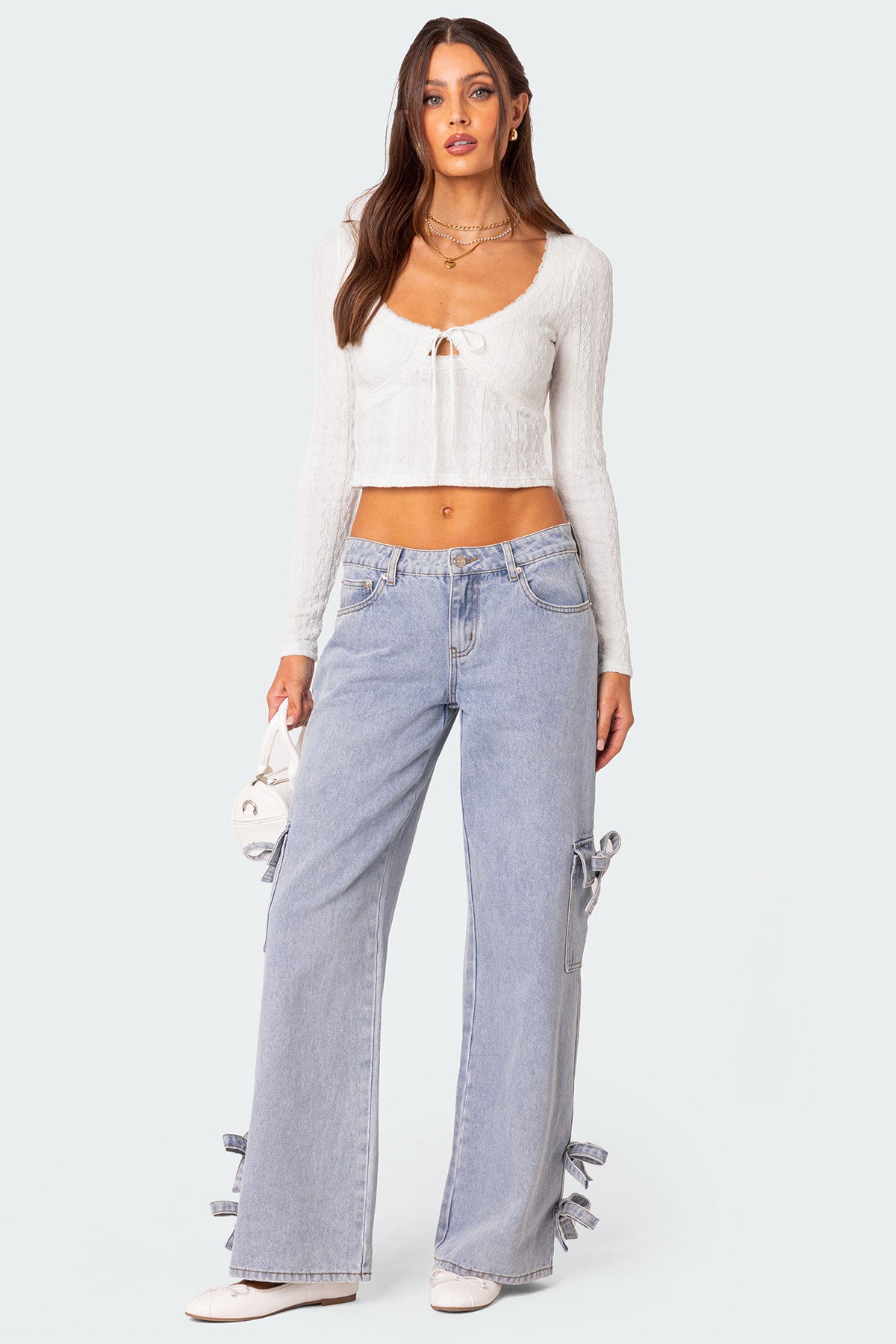 Lorey Lacey Knit Top - Image 2