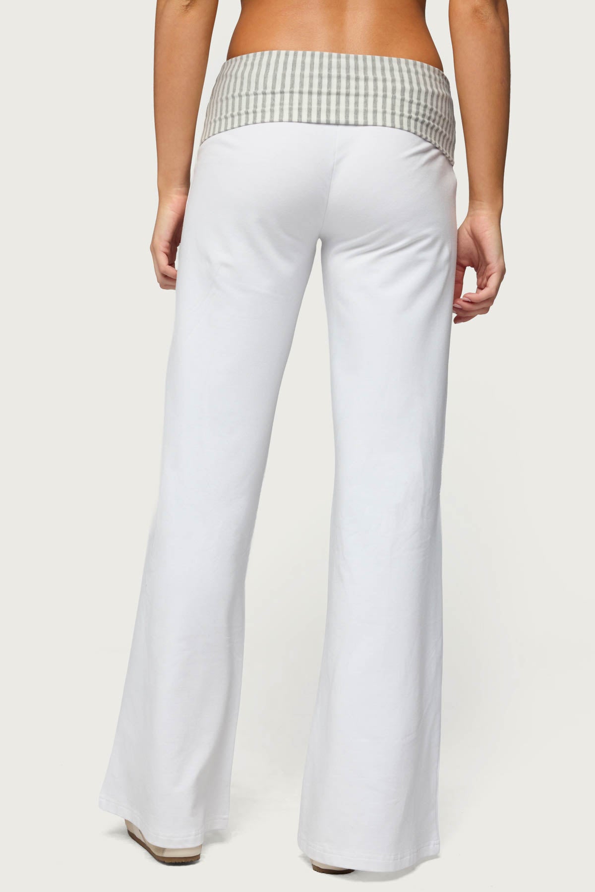 Meshey Striped Foldover Pants - Image 5