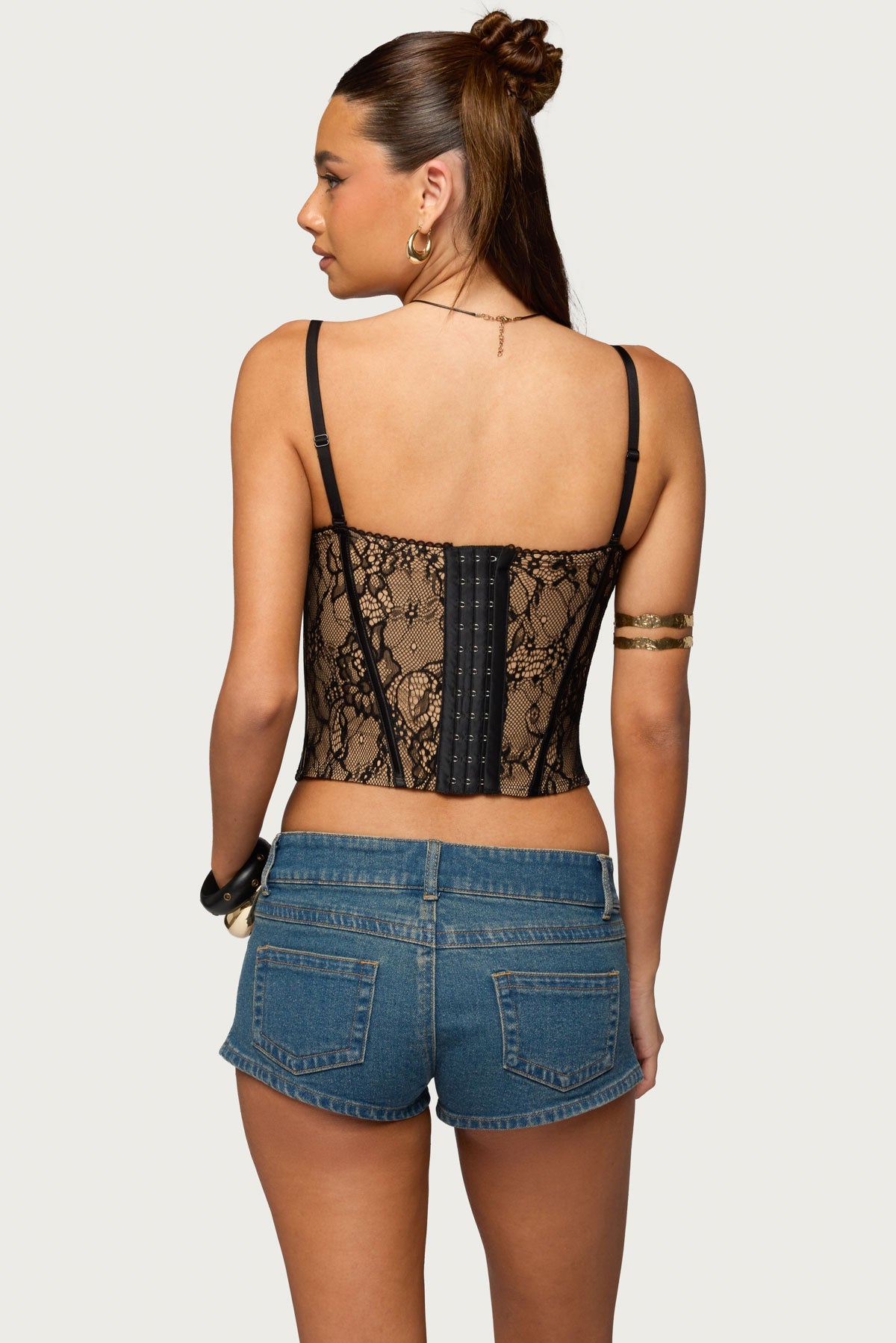 Saffire Detachable Straps Lace Corset - Image 5