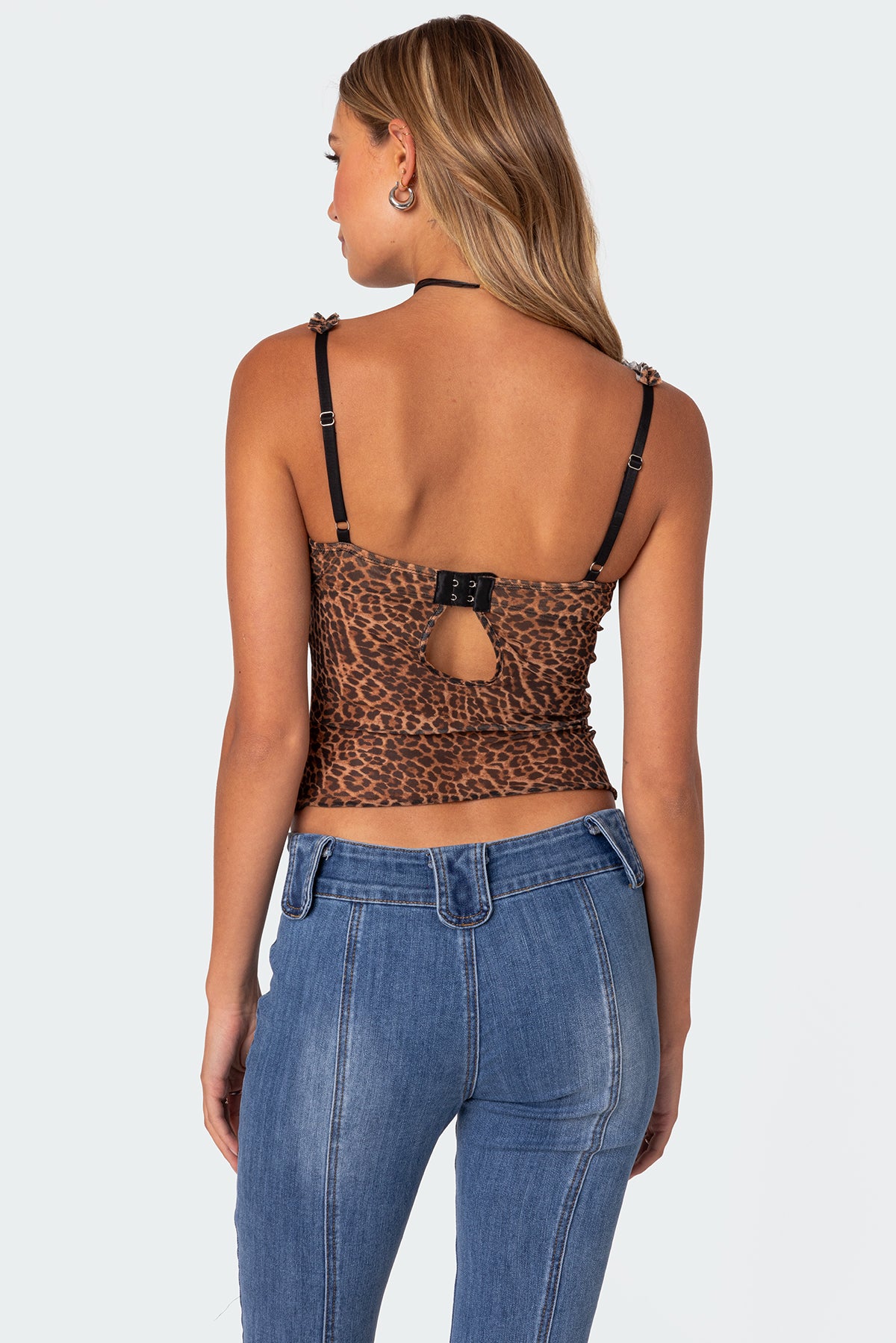 Lidia Sheer Mesh Bra Top - Image 4