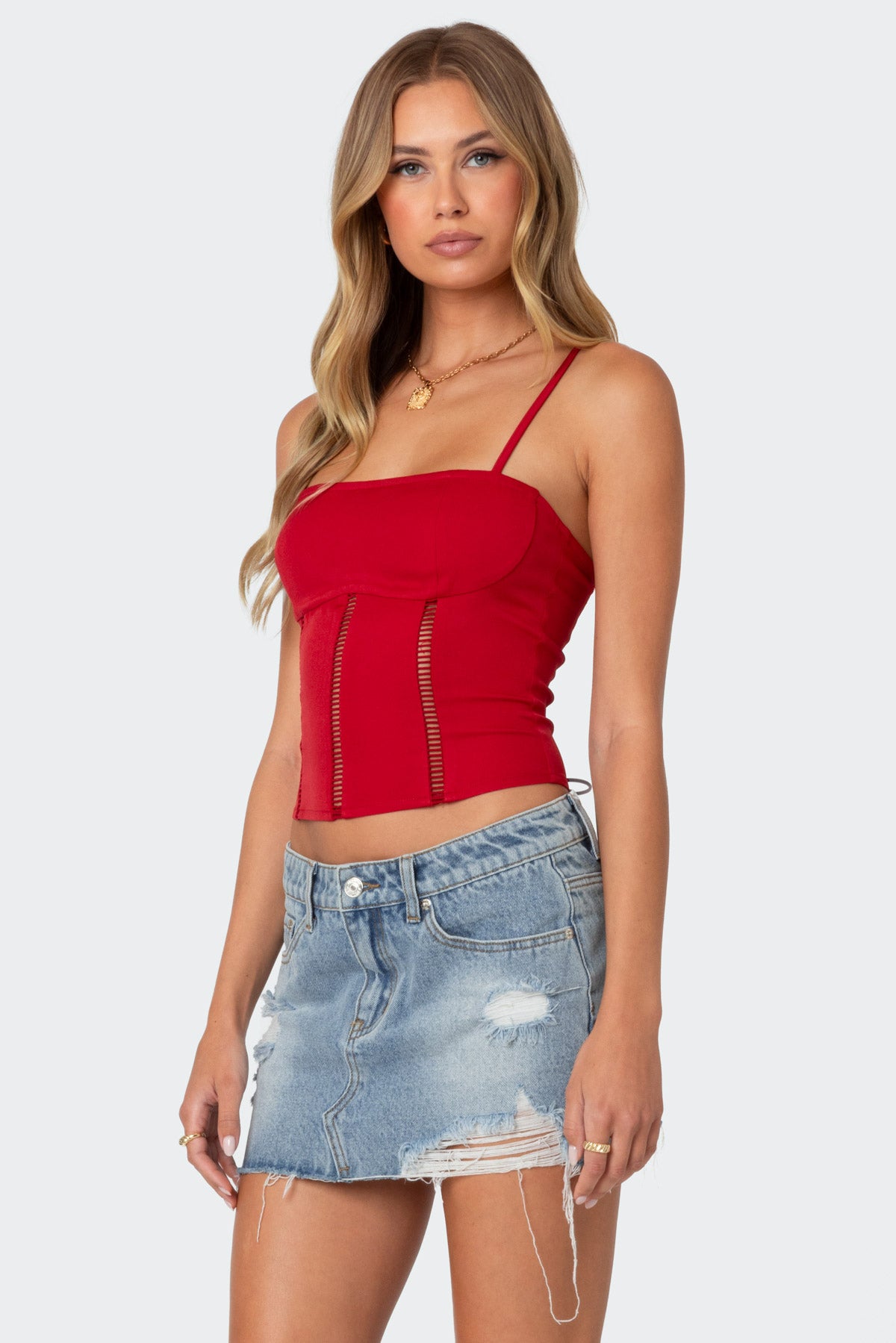 Jennie ladder knit corset - Image 3