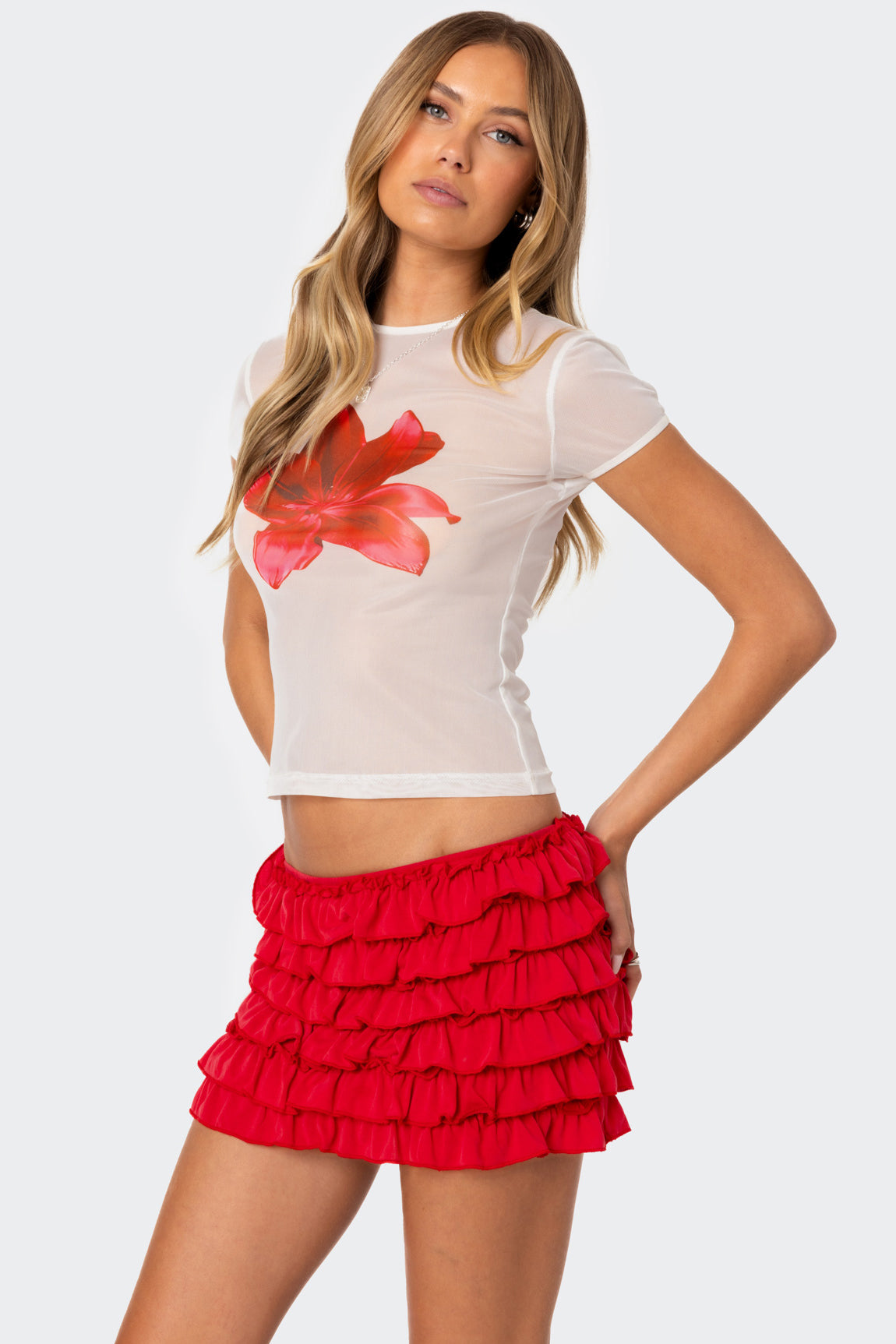 Aloha Sheer Mesh T Shirt - Image 3