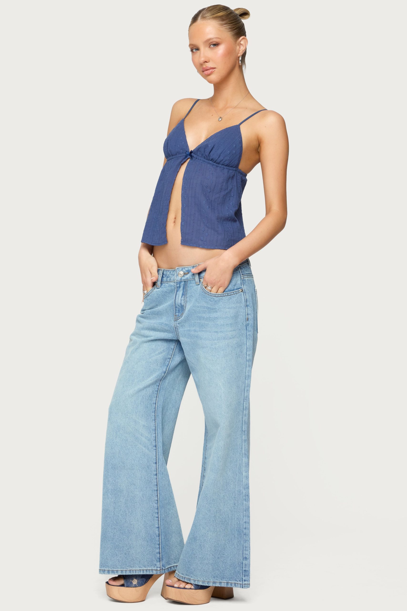 Petite Low Rise Bootcut Jeans - Image 3