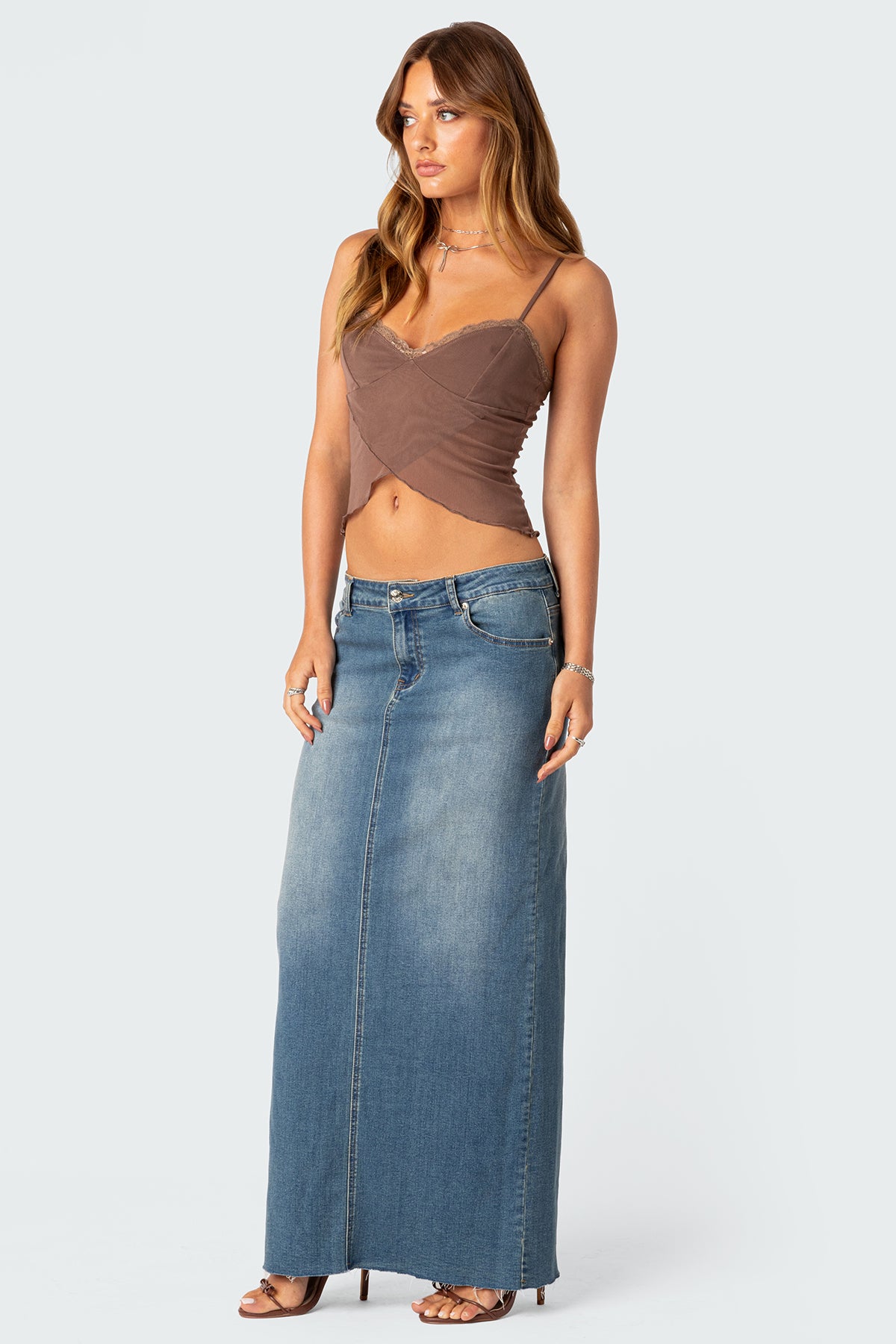 Crossover Mesh Tank Top - Image 2