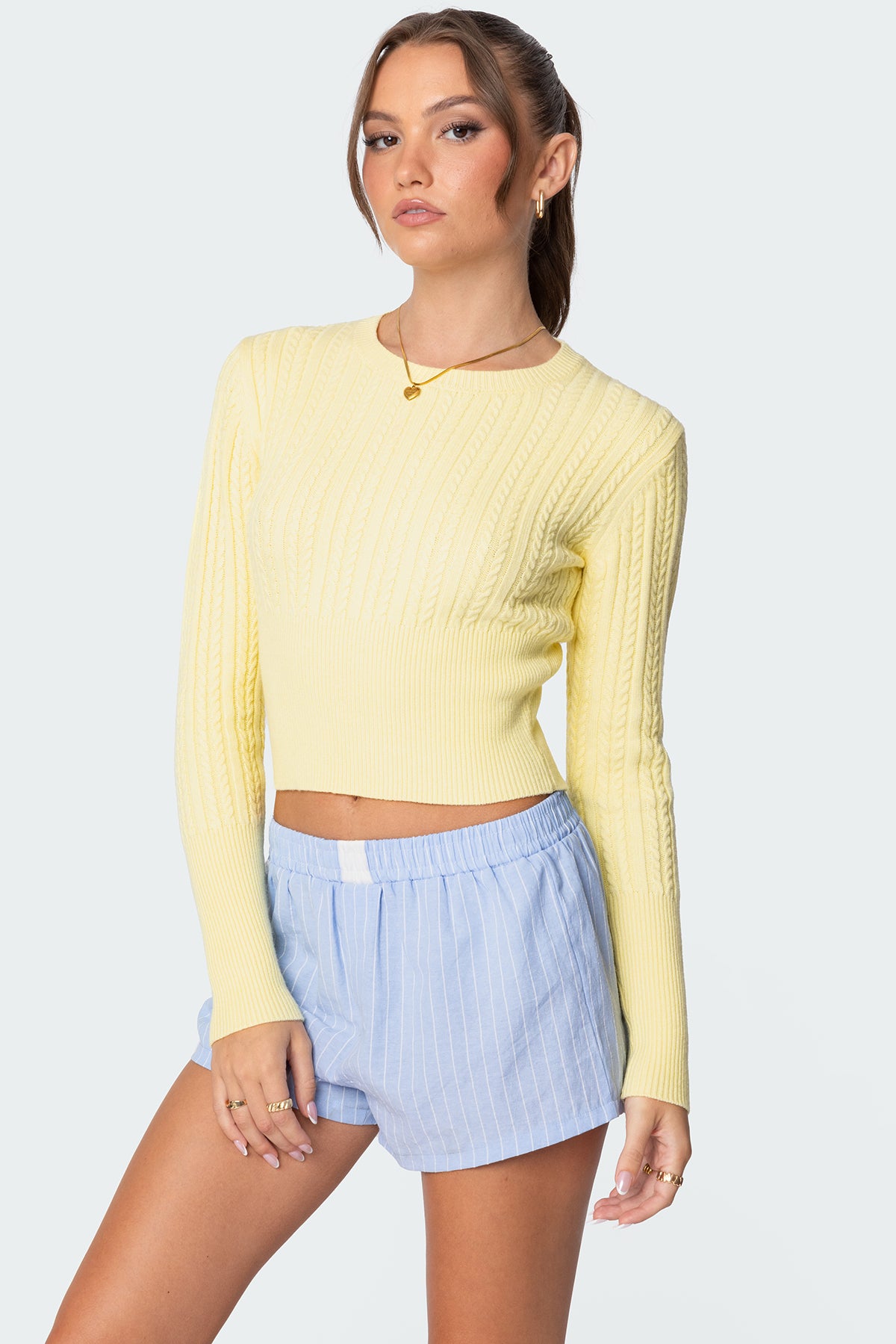 Mallory Cable Knit Sweater - Image 3