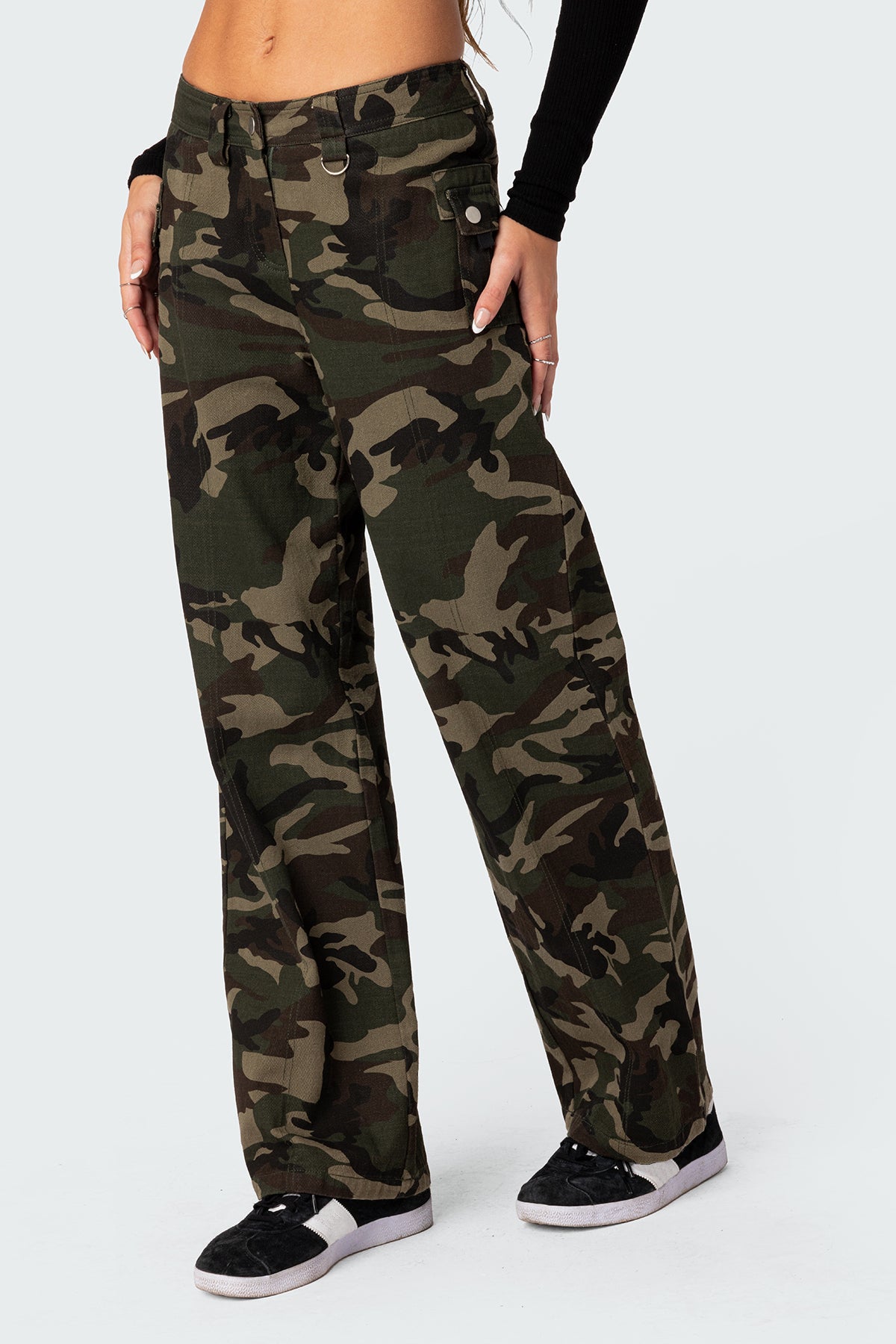 Aya Low-Rise Cargo Pants - Image 3