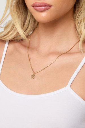 Button Charm Necklace