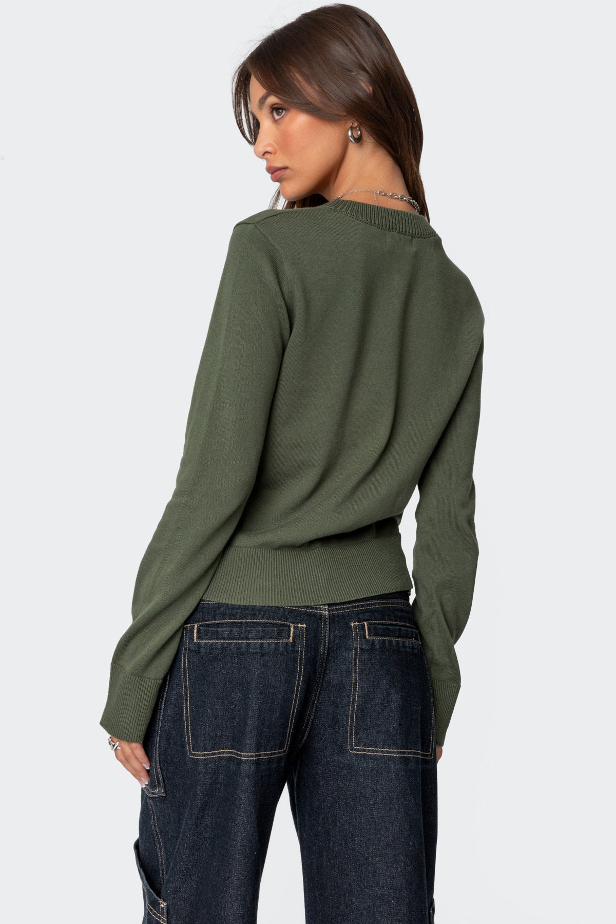Hollie Button Up Cardigan - Image 5