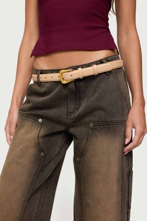 Back To Basics Faux Leather Belt
