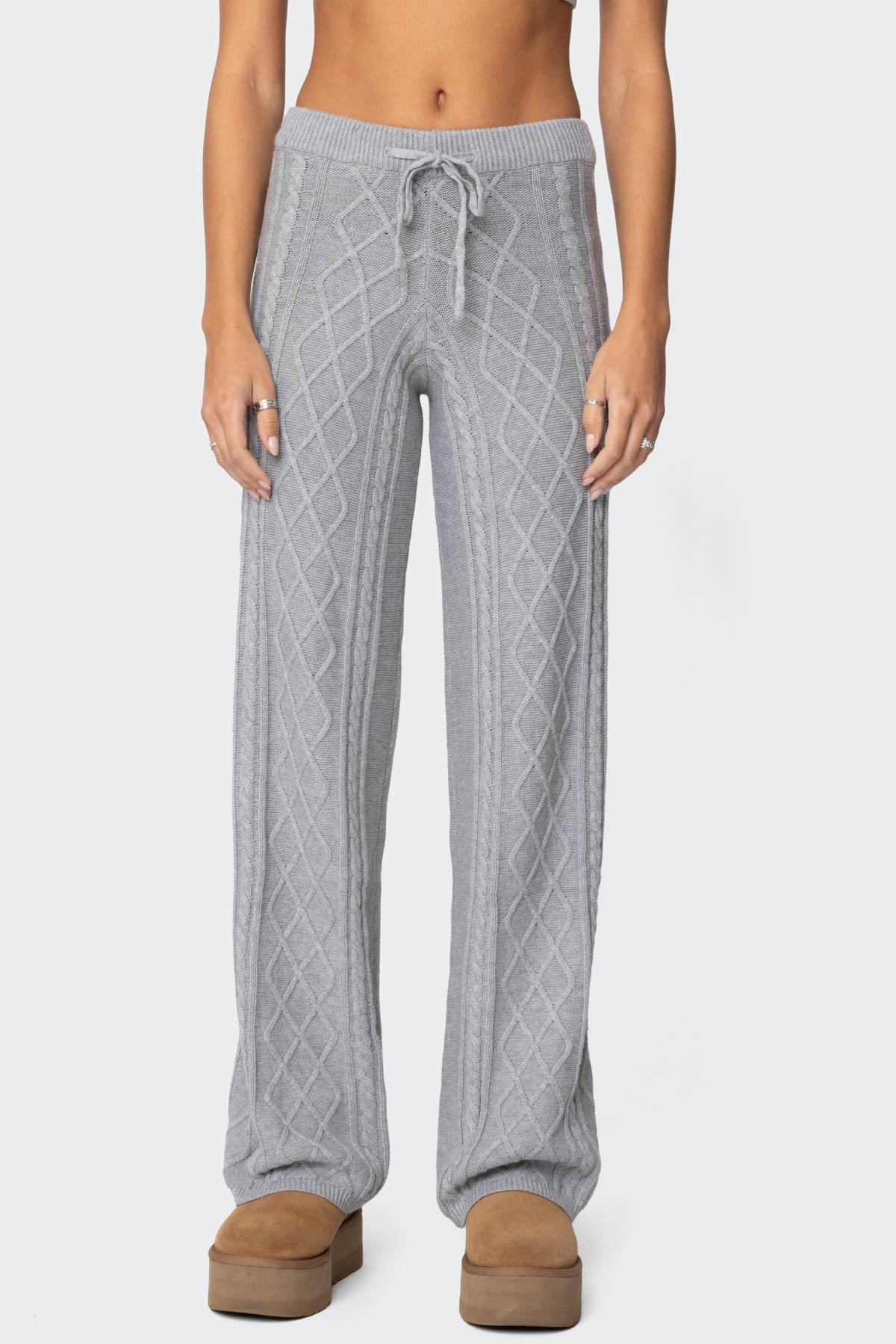 Kasey Cable Knit Pants - Image 3