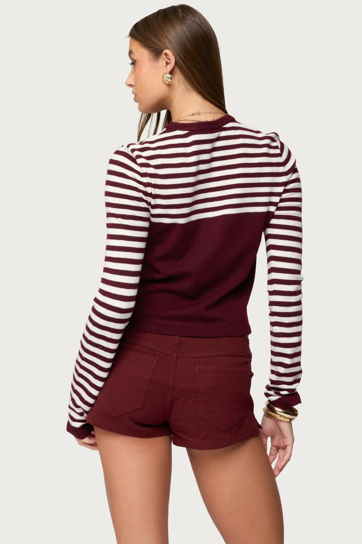 Goni Stripey Knit Cardigan - Image 5