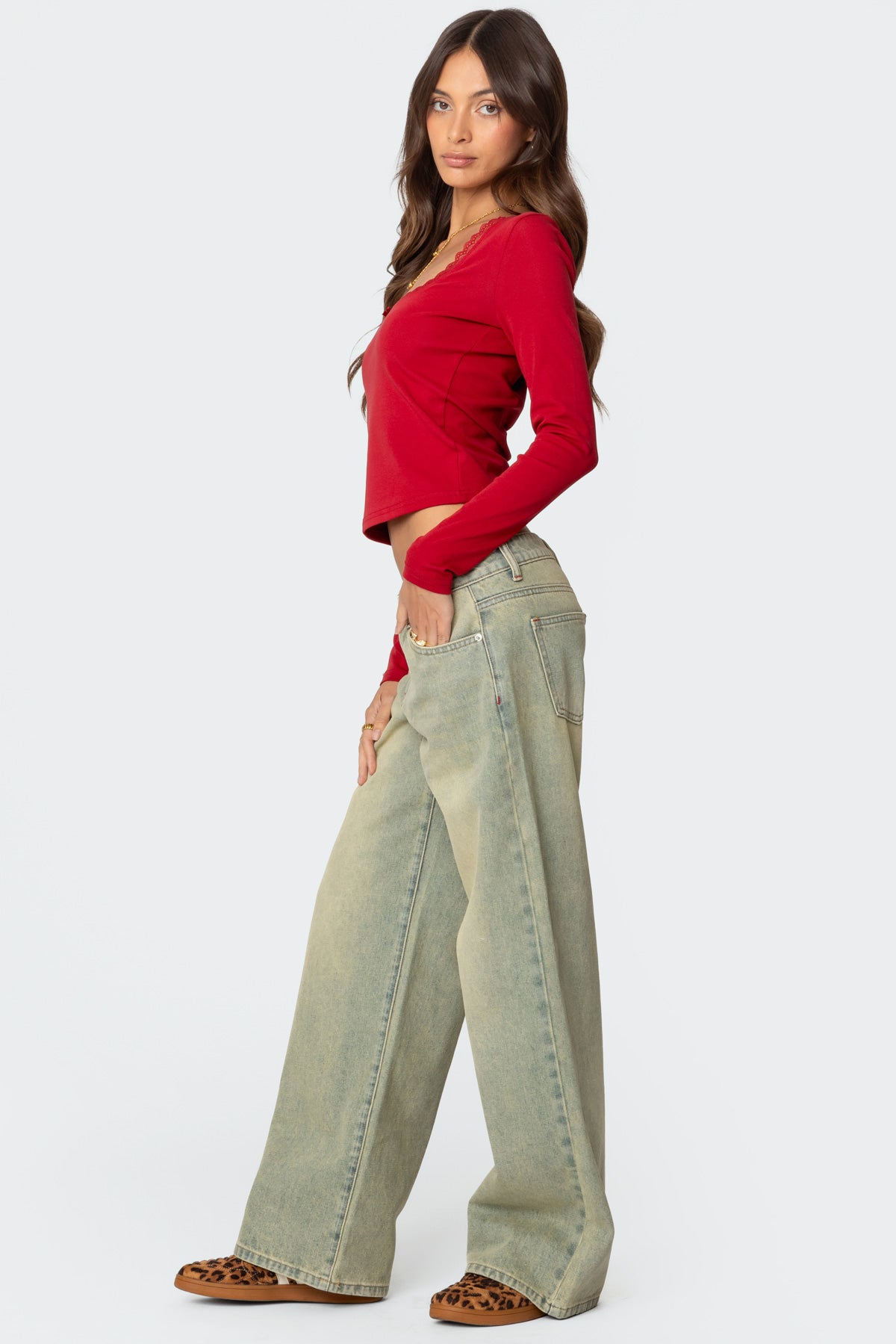 Ace Low Rise Baggy Jeans - Image 3