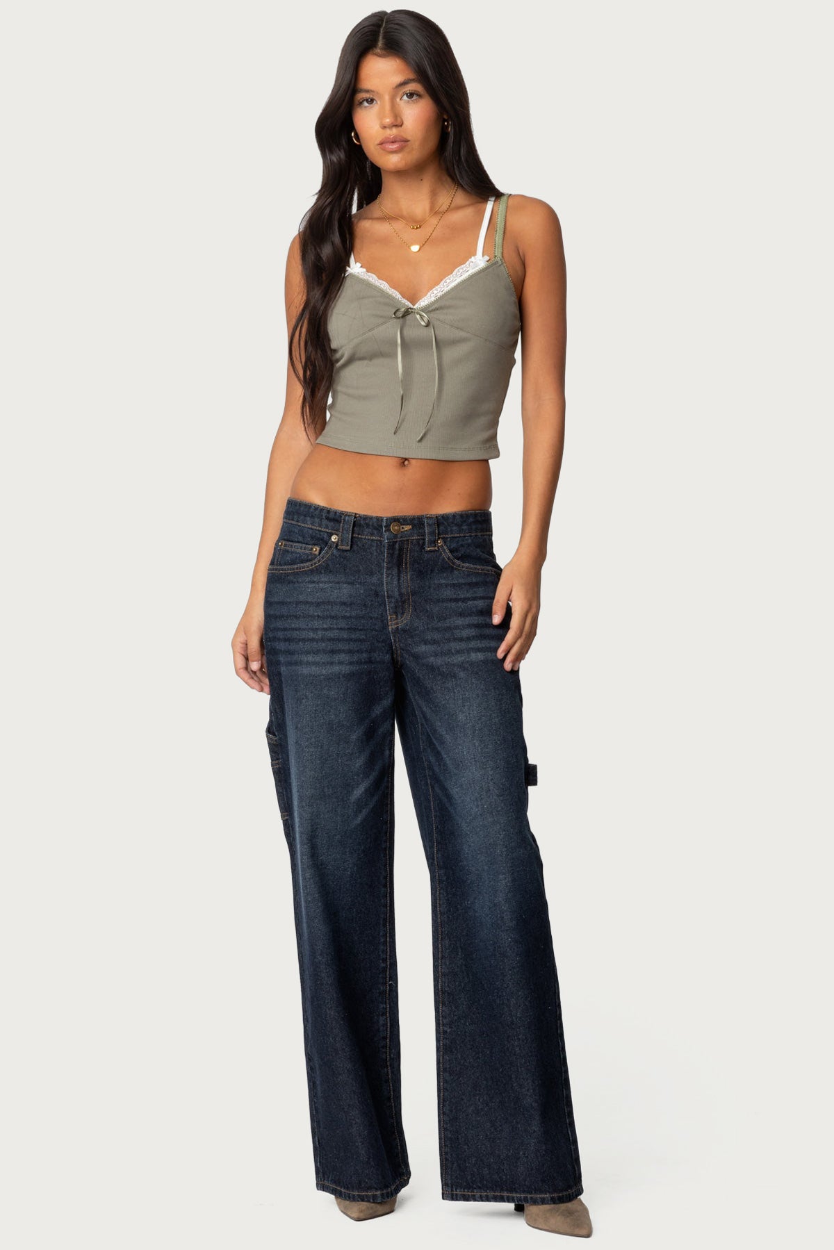 Lacey Layered Tank Top - Image 2