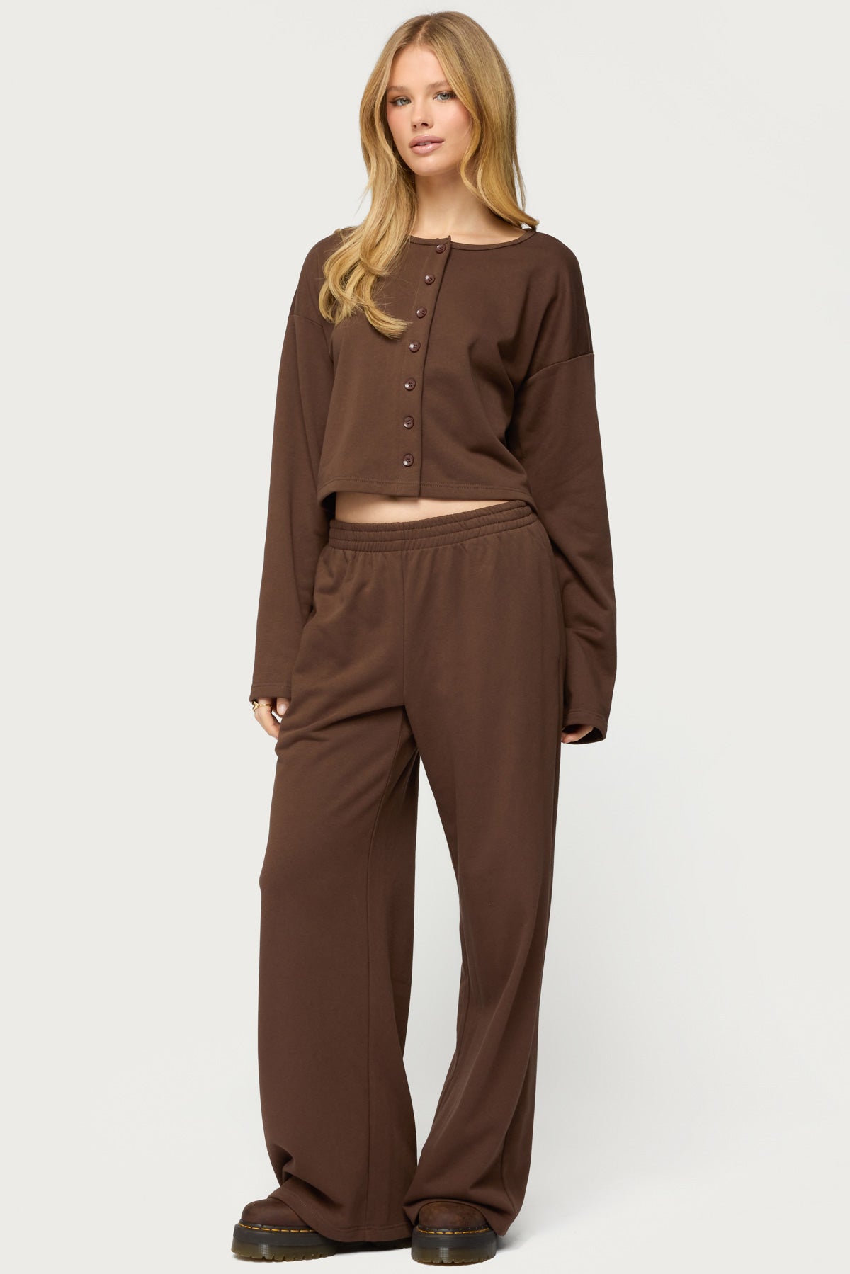 Binah Wide Leg Terry Sweatpants - Image 5