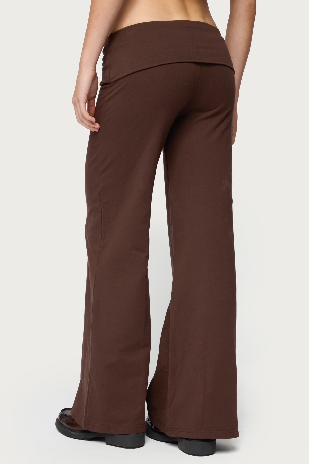 Petite Wide Leg Fold Over Pants - Image 5