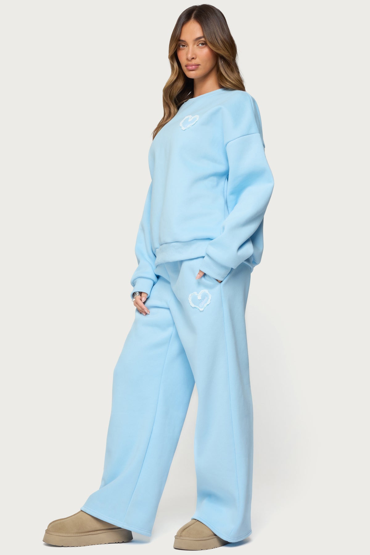 Love Edikted Wide Leg Sweatpants