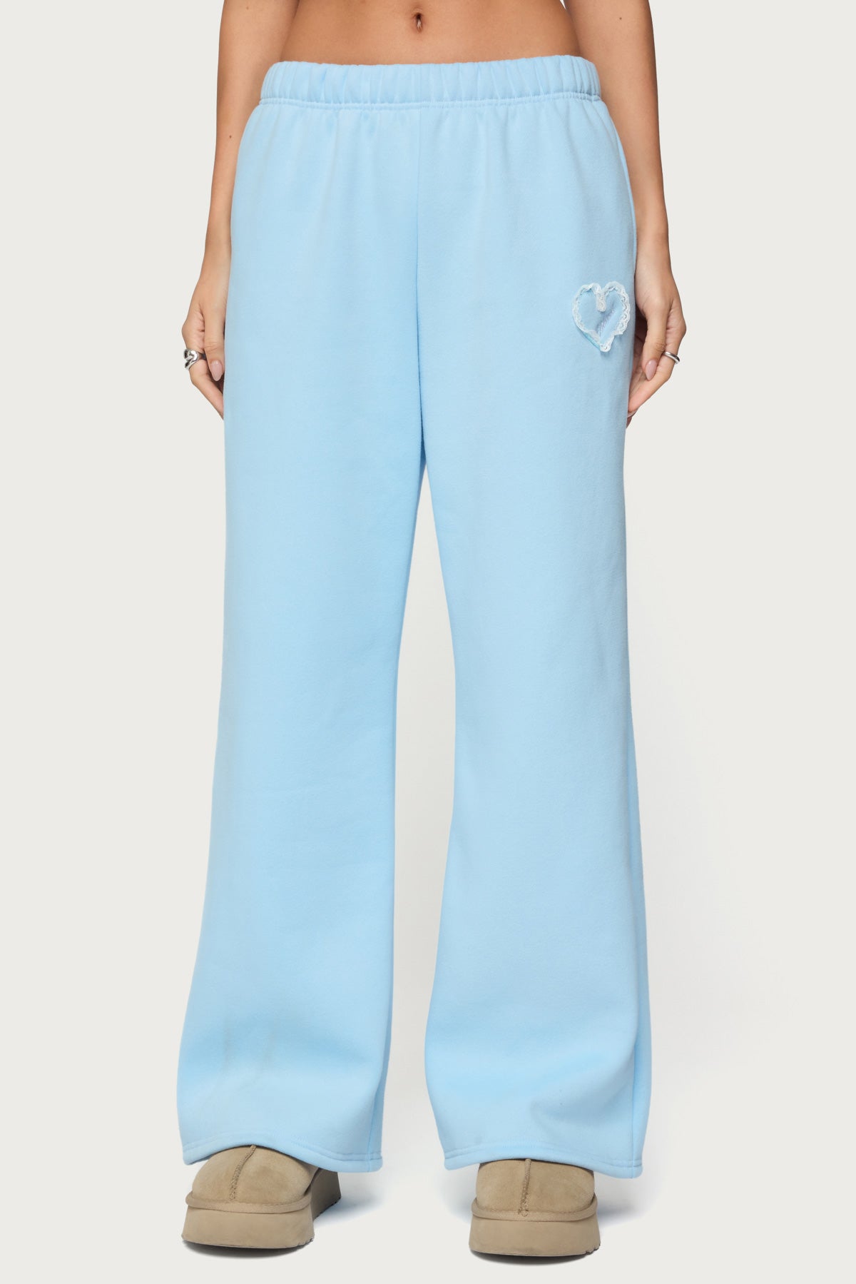Love Edikted Wide Leg Sweatpants - Image 3