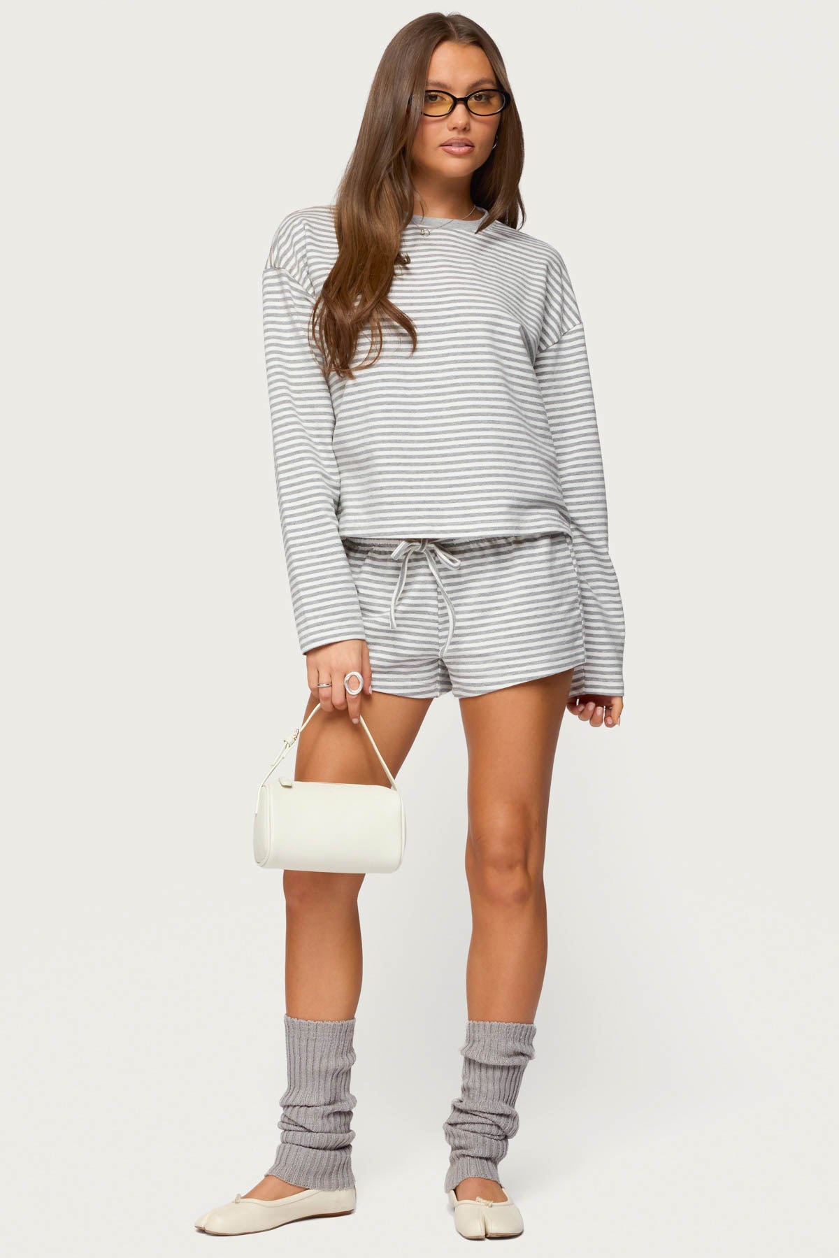 Jainee Striped Long Sleeve T Shirt - Image 2