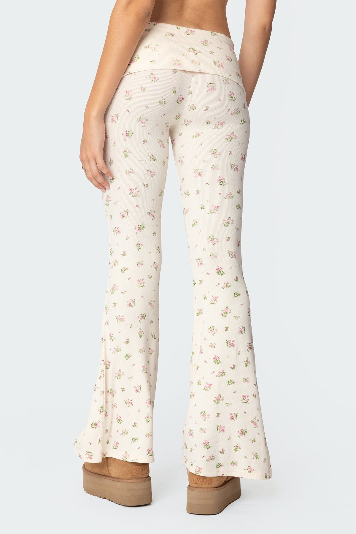 Bloom Baby Fold Over Flared Leggings - Image 5