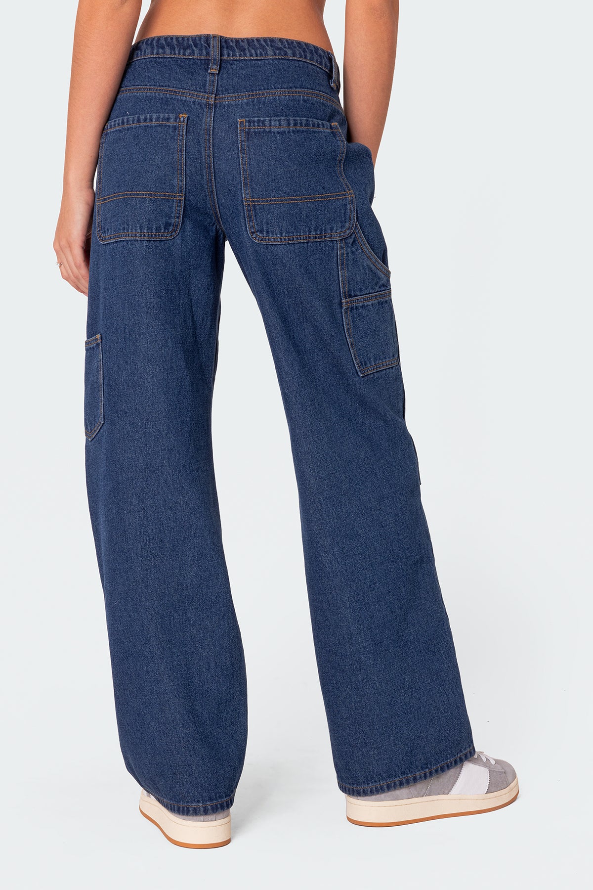 Ayla Low Rise Baggy Carpenter Jeans - Image 4