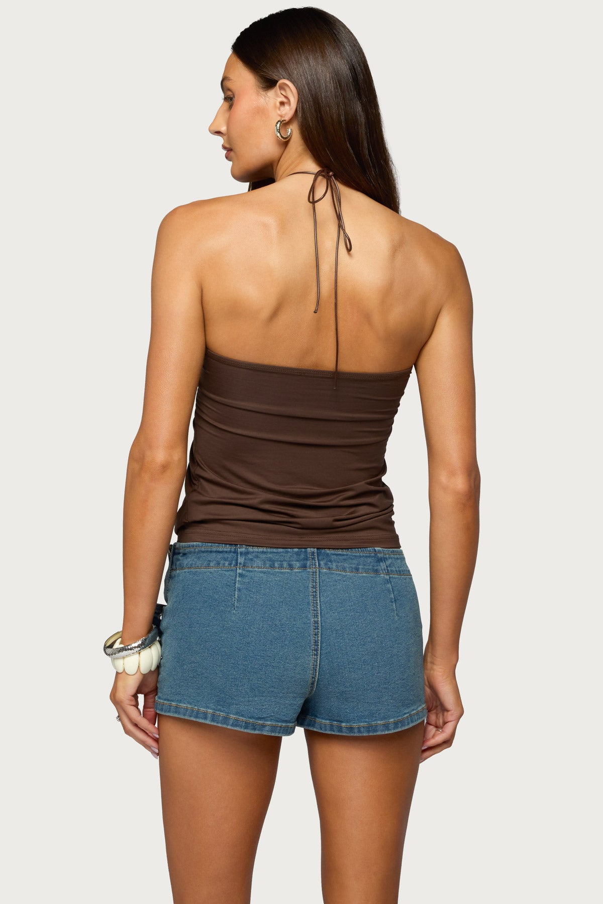 Itzel Ring Gathered Halter Top - Image 5