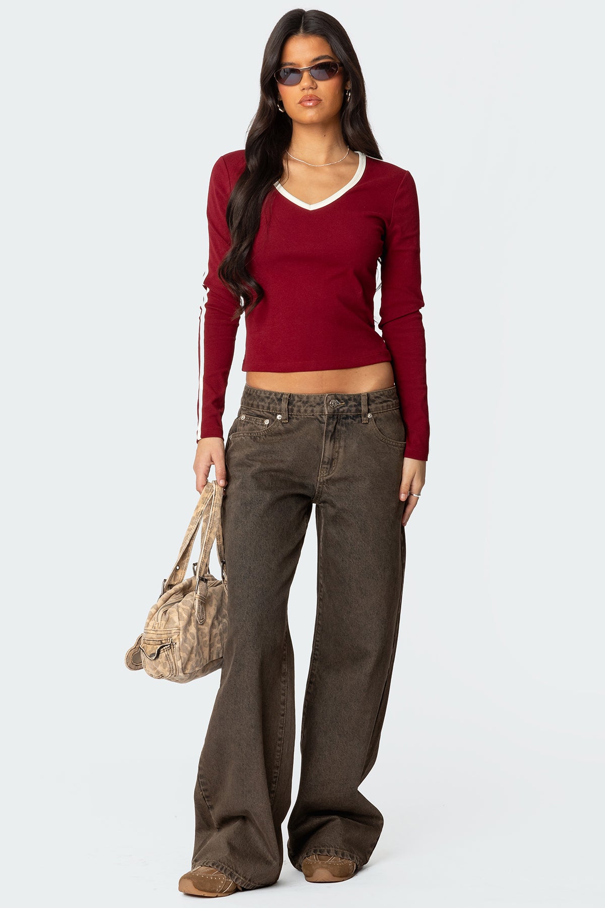 Zahra Mud Wash Low Rise Baggy Jeans - Image 2