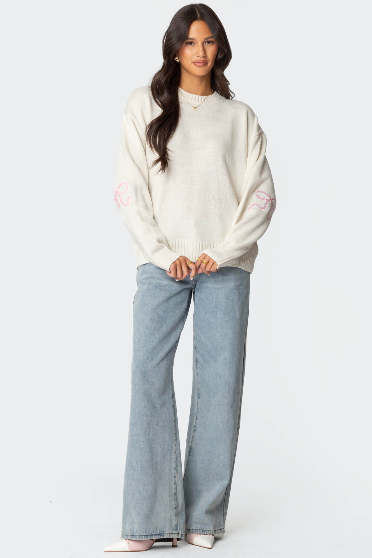 Rutie Bow Patch Sweater - Image 3