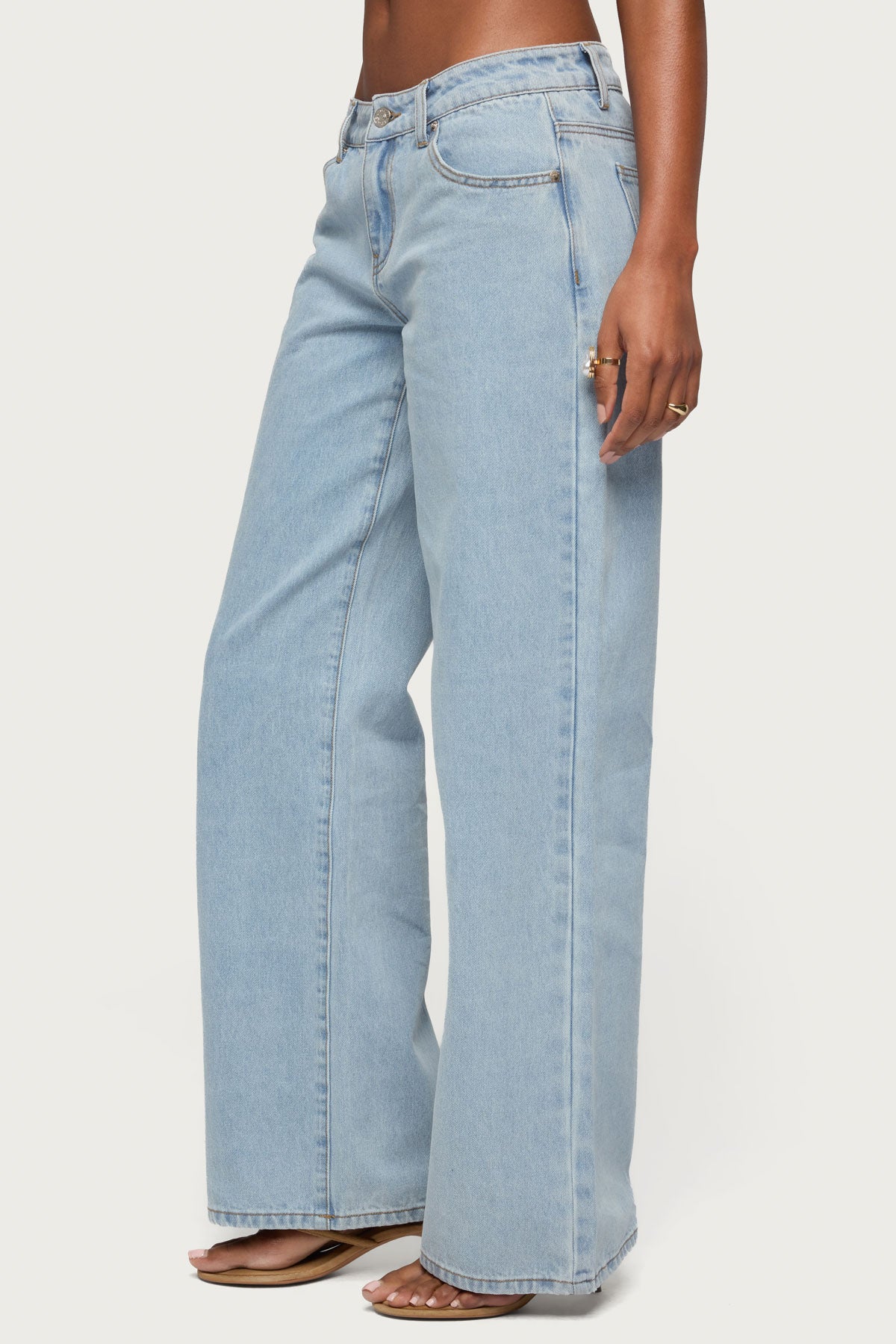 Tall Raelynn Washed Low Rise Baggy Jeans - Image 3