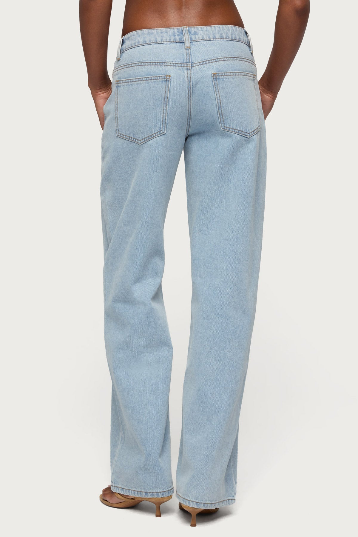 Tall Raelynn Washed Low Rise Baggy Jeans - Image 4