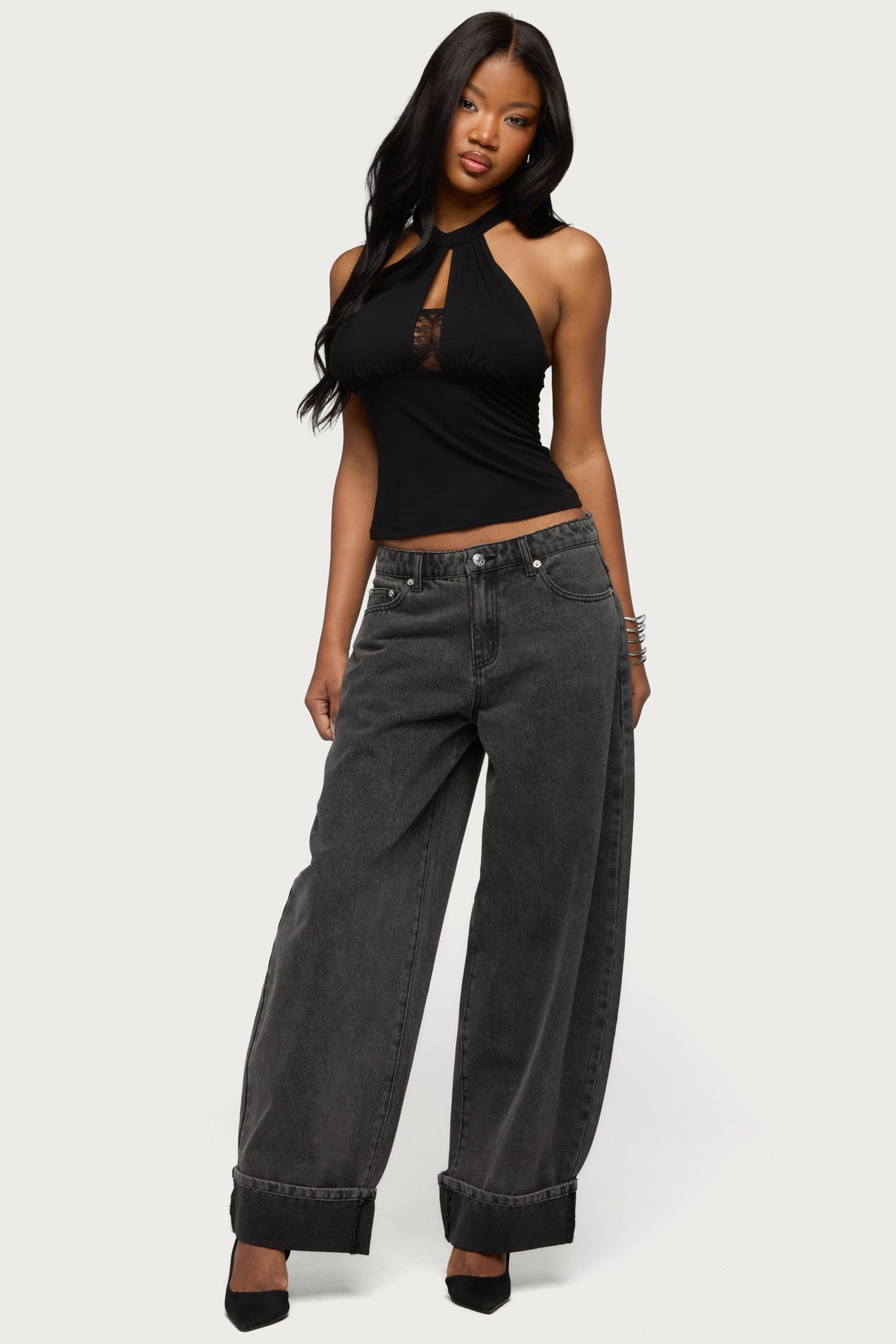 Kella Low Rise Baggy Jeans - Image 3