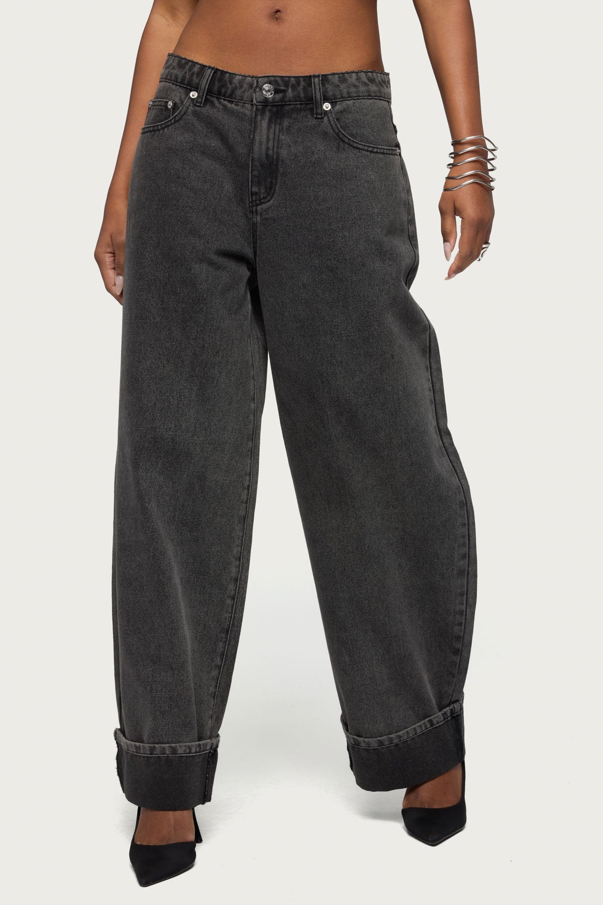 Kella Low Rise Baggy Jeans - Image 2